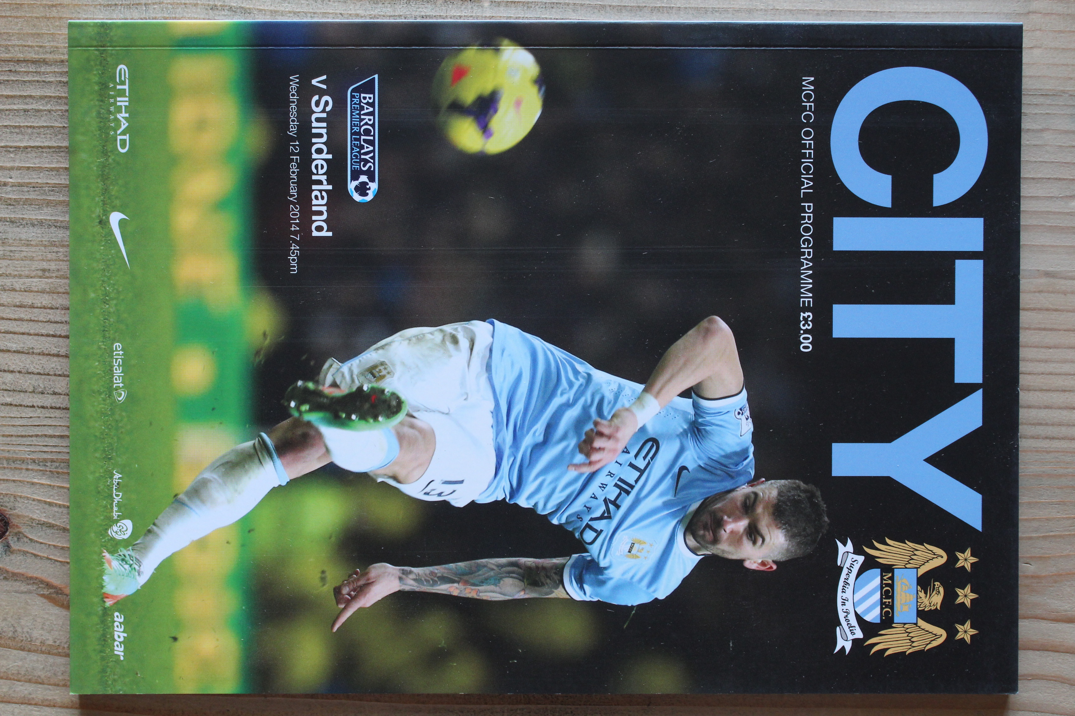 Manchester City FC v Sunderland FC
