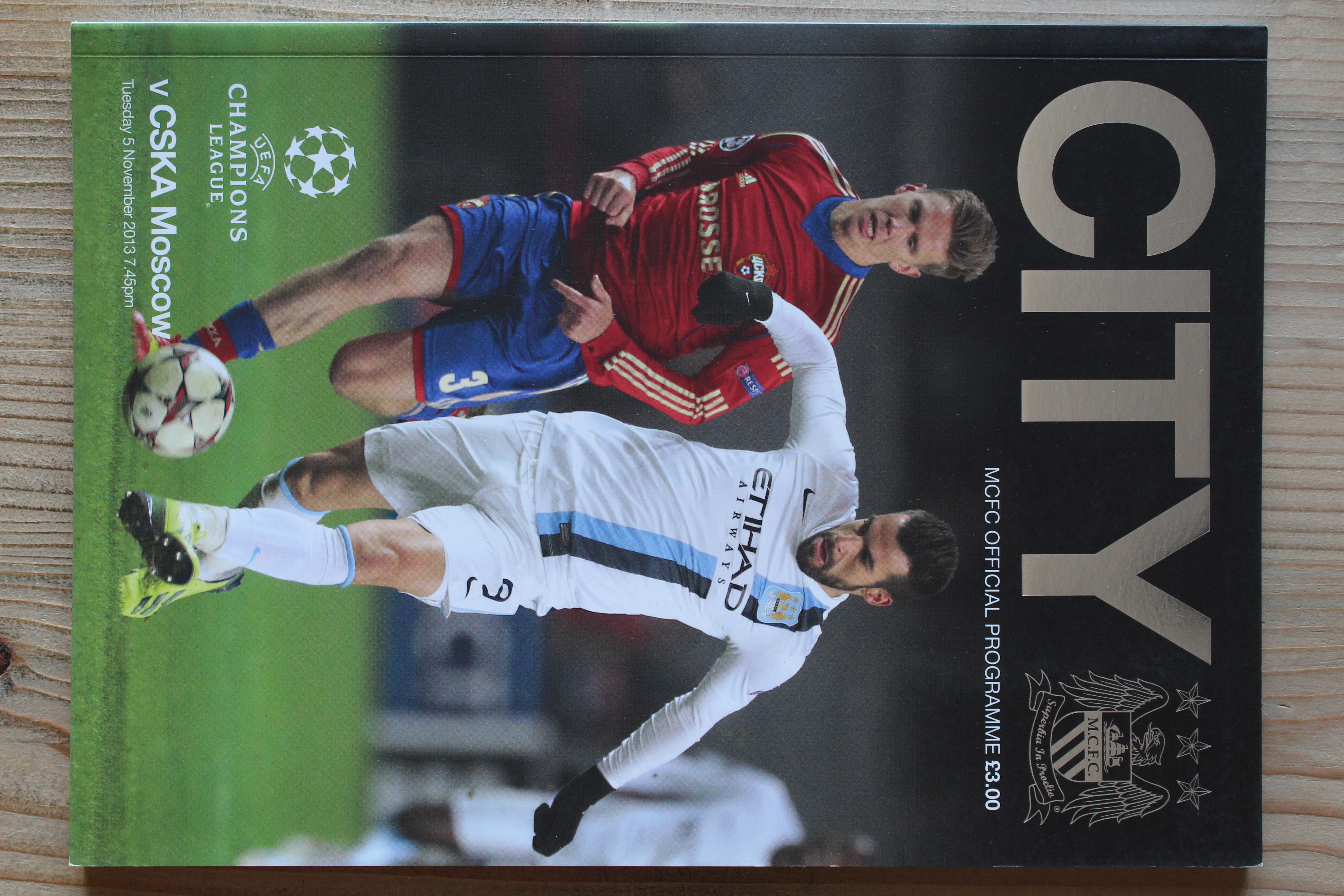 Manchester City FC v C.S.K.A Moscow