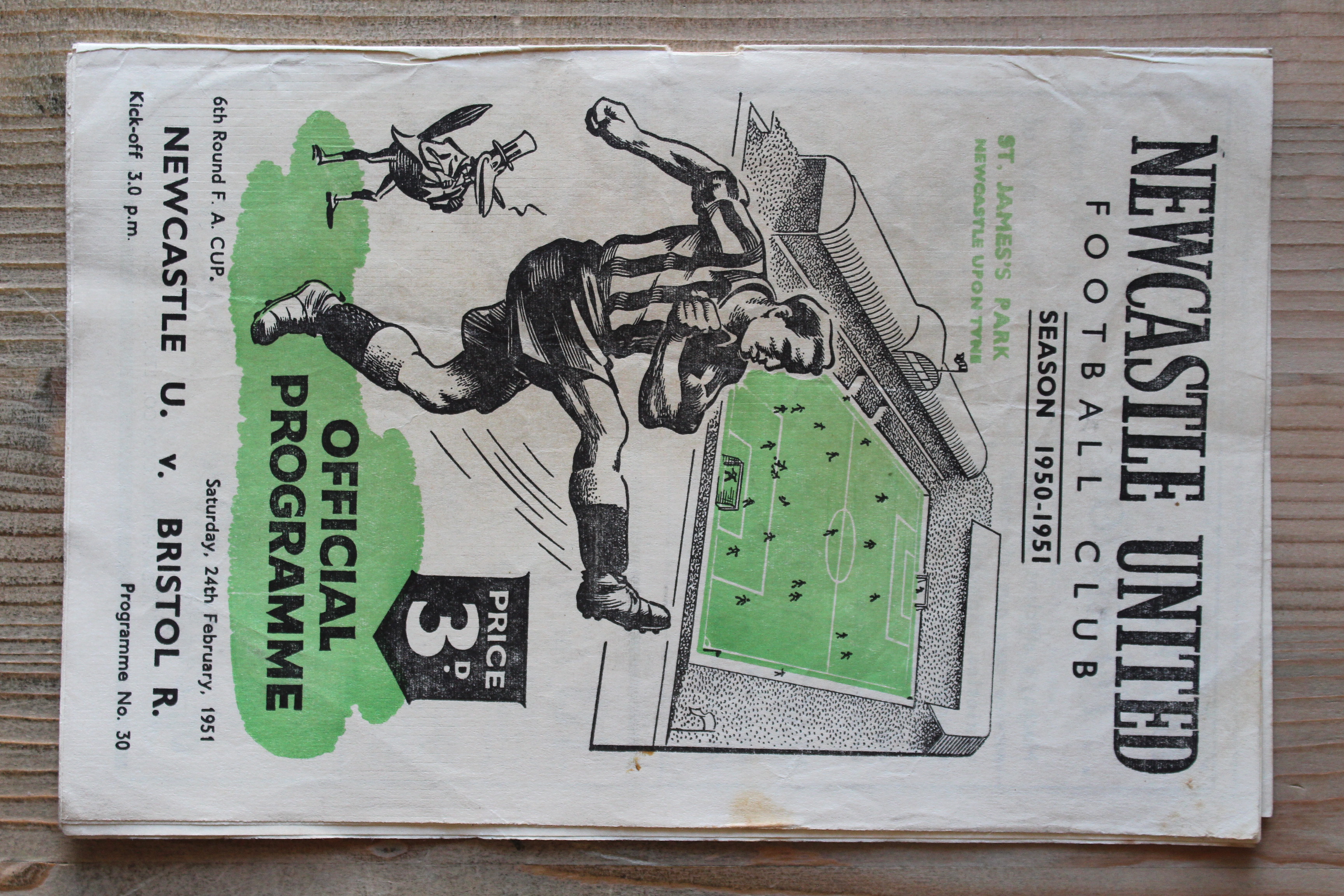 Newcastle United FC v Bristol Rovers FC