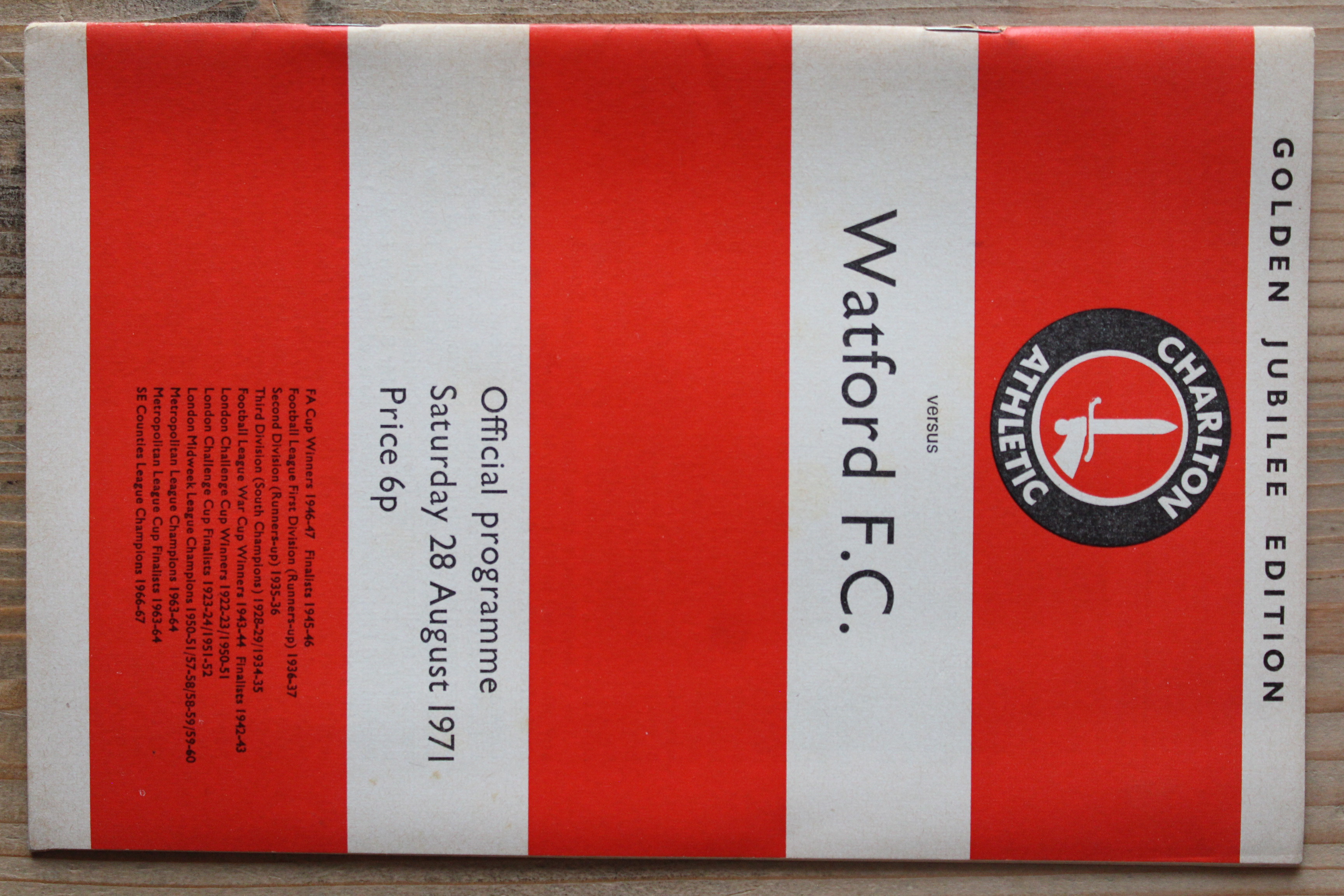 Charlton Athletic FC v Watford FC