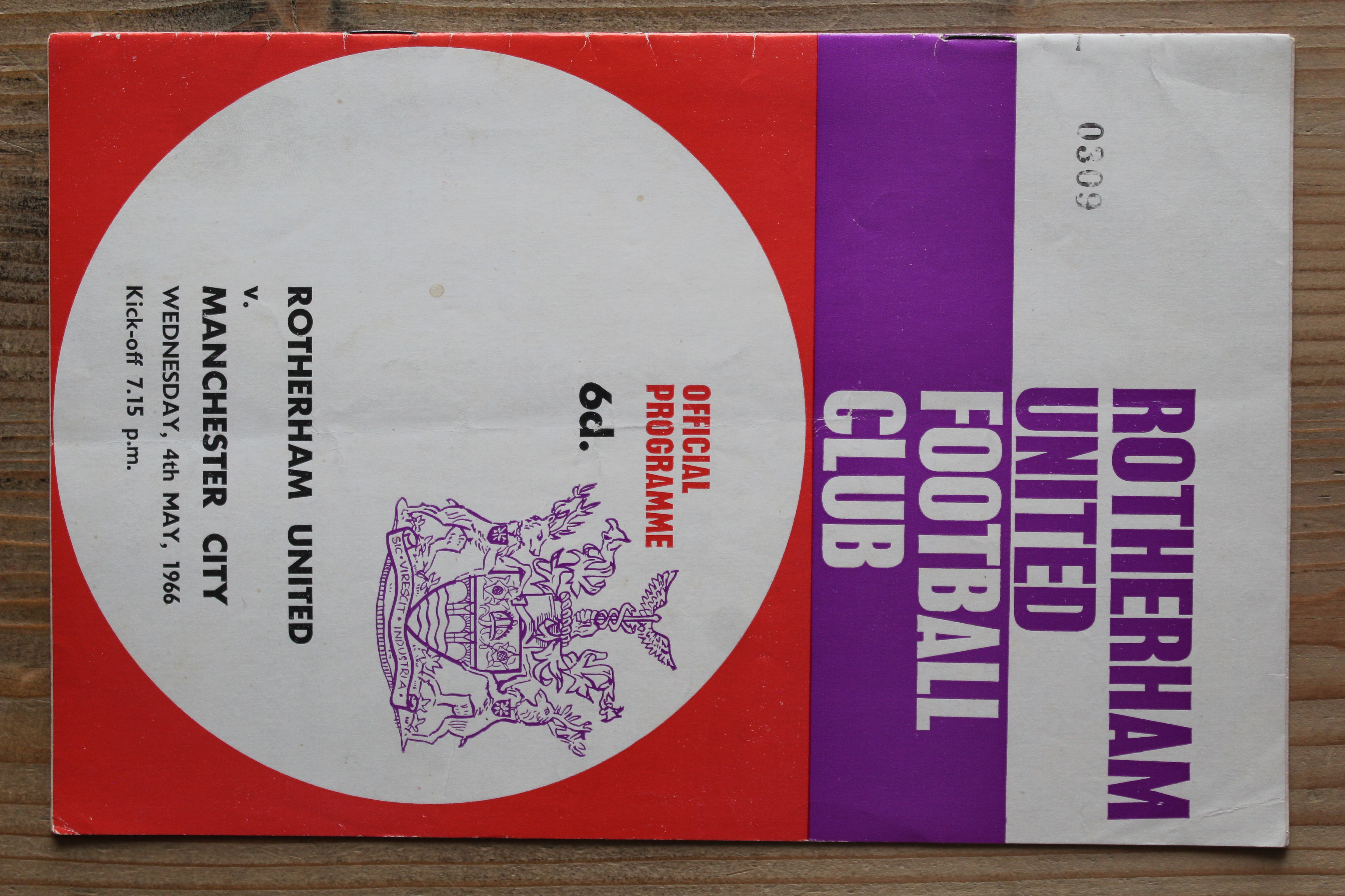 Rotherham United FC v Manchester City FC