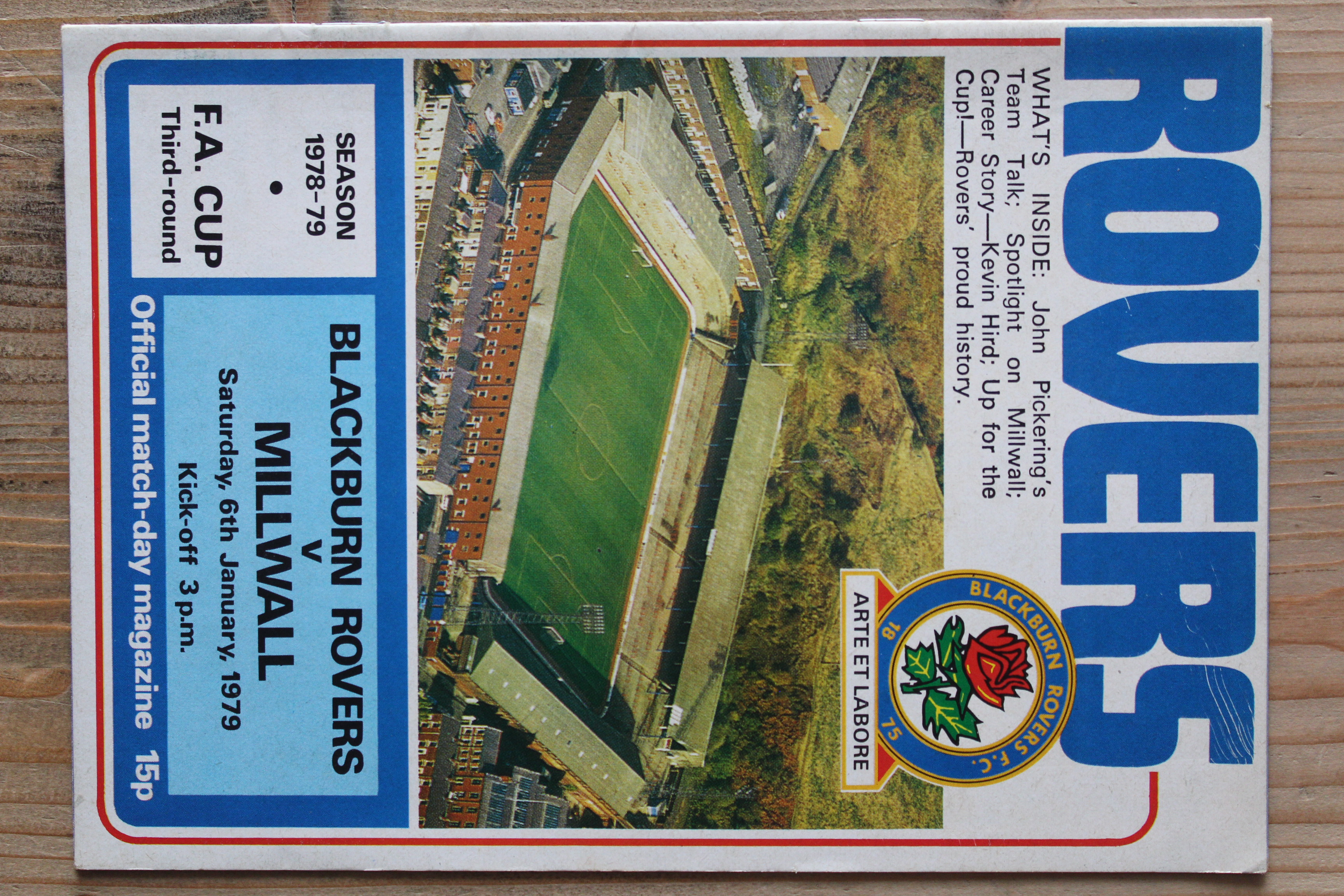 Blackburn Rovers FC v Millwall FC