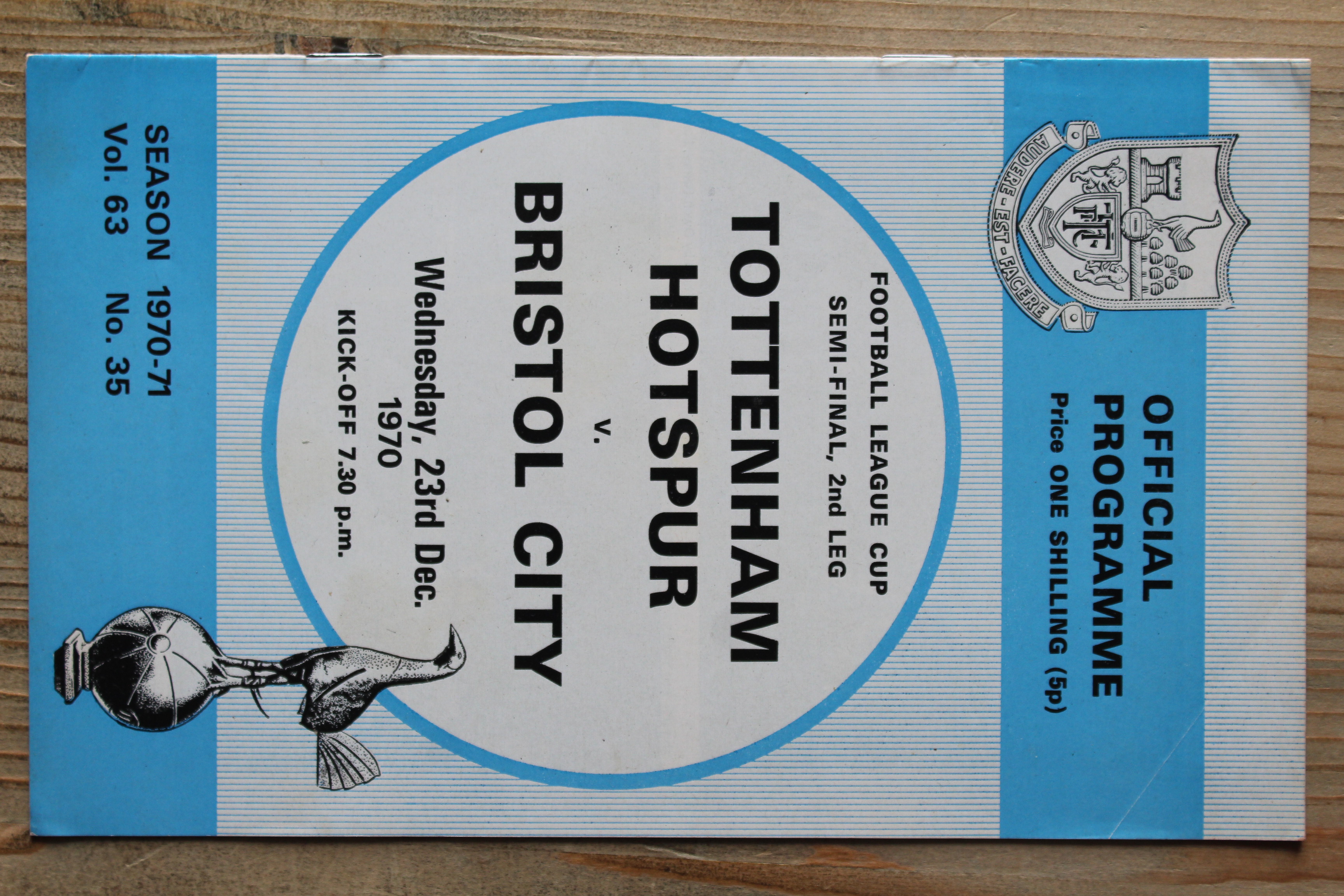 Tottenham Hotspur FC v Bristol City FC