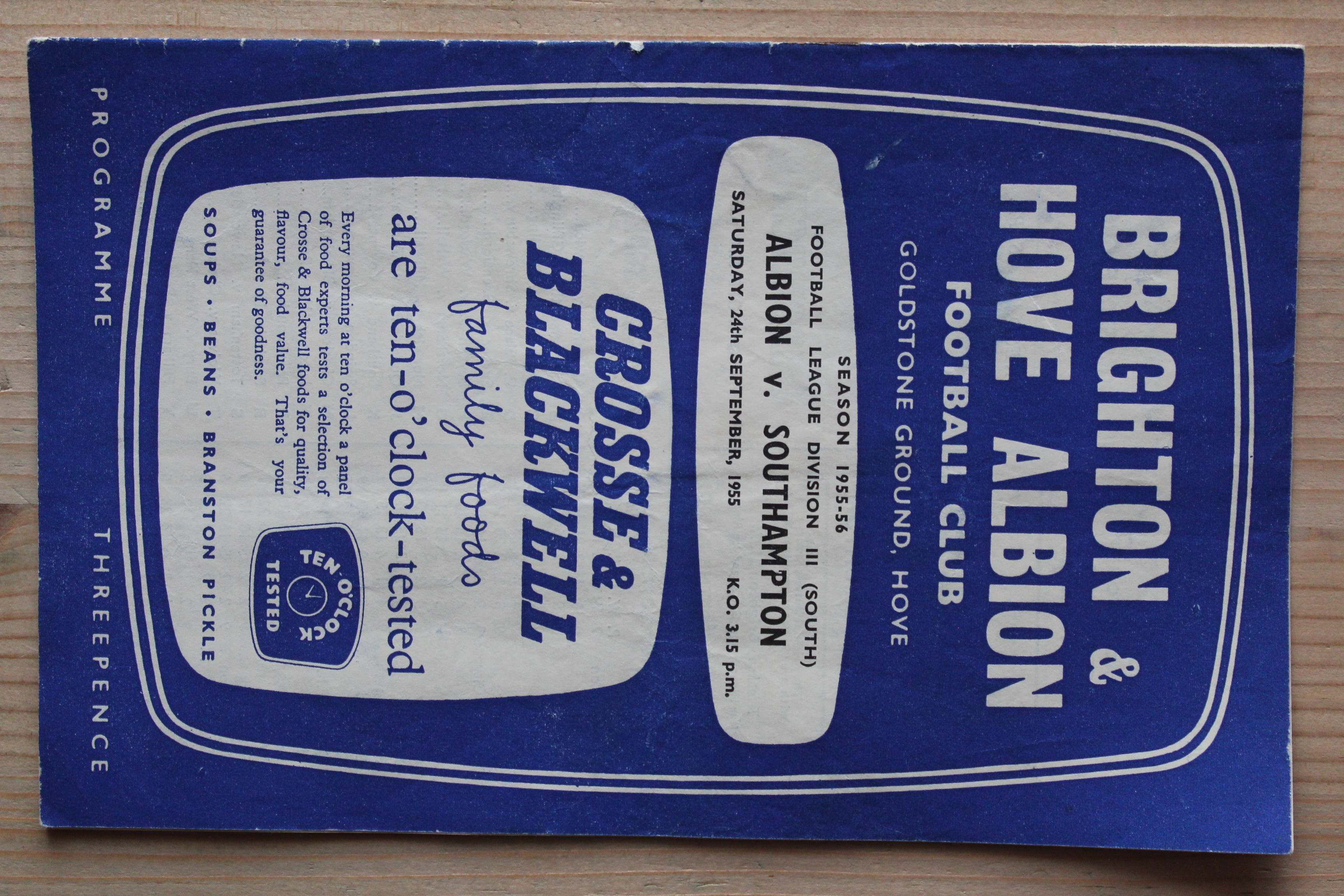 Brighton & Hove Albion FC v Southampton FC
