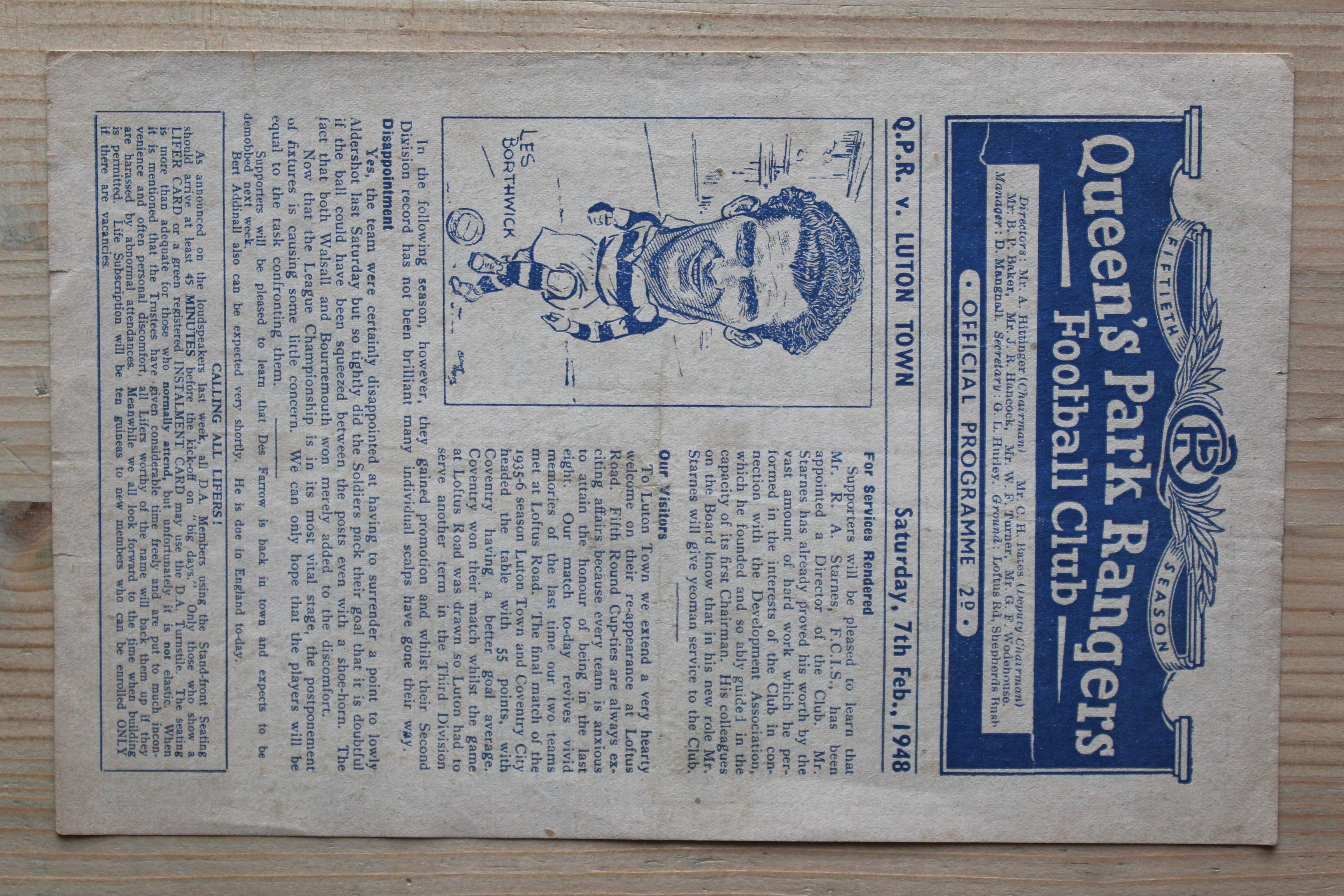 Queens Park Rangers FC v Luton Town FC