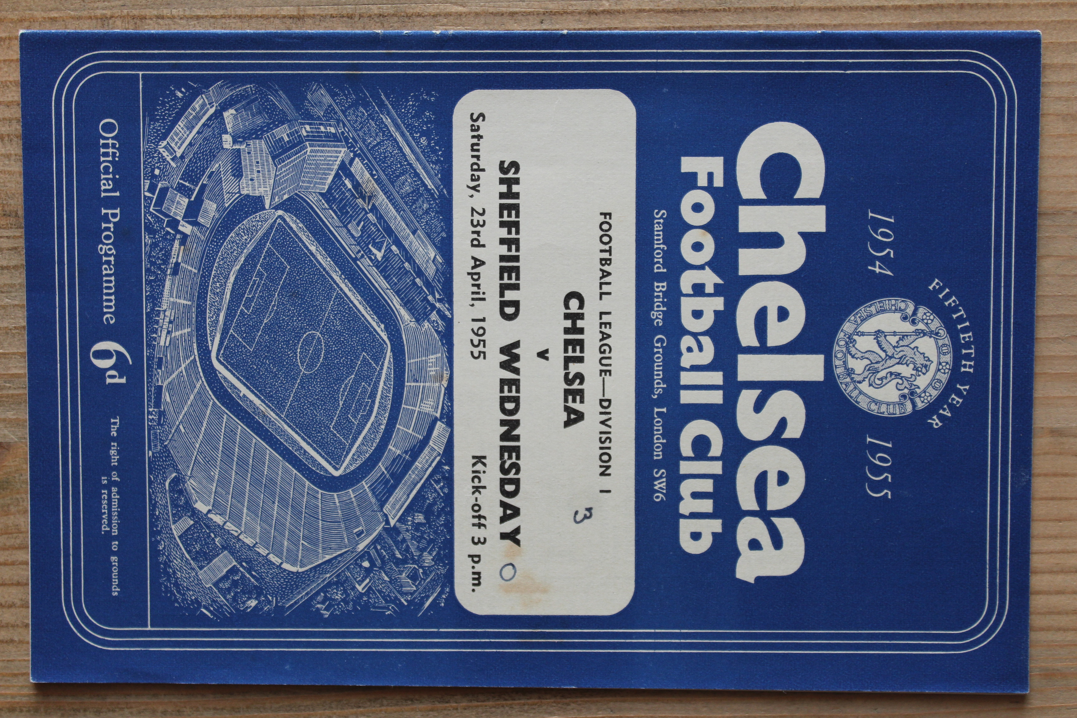 Chelsea FC v Sheffield Wednesday FC 