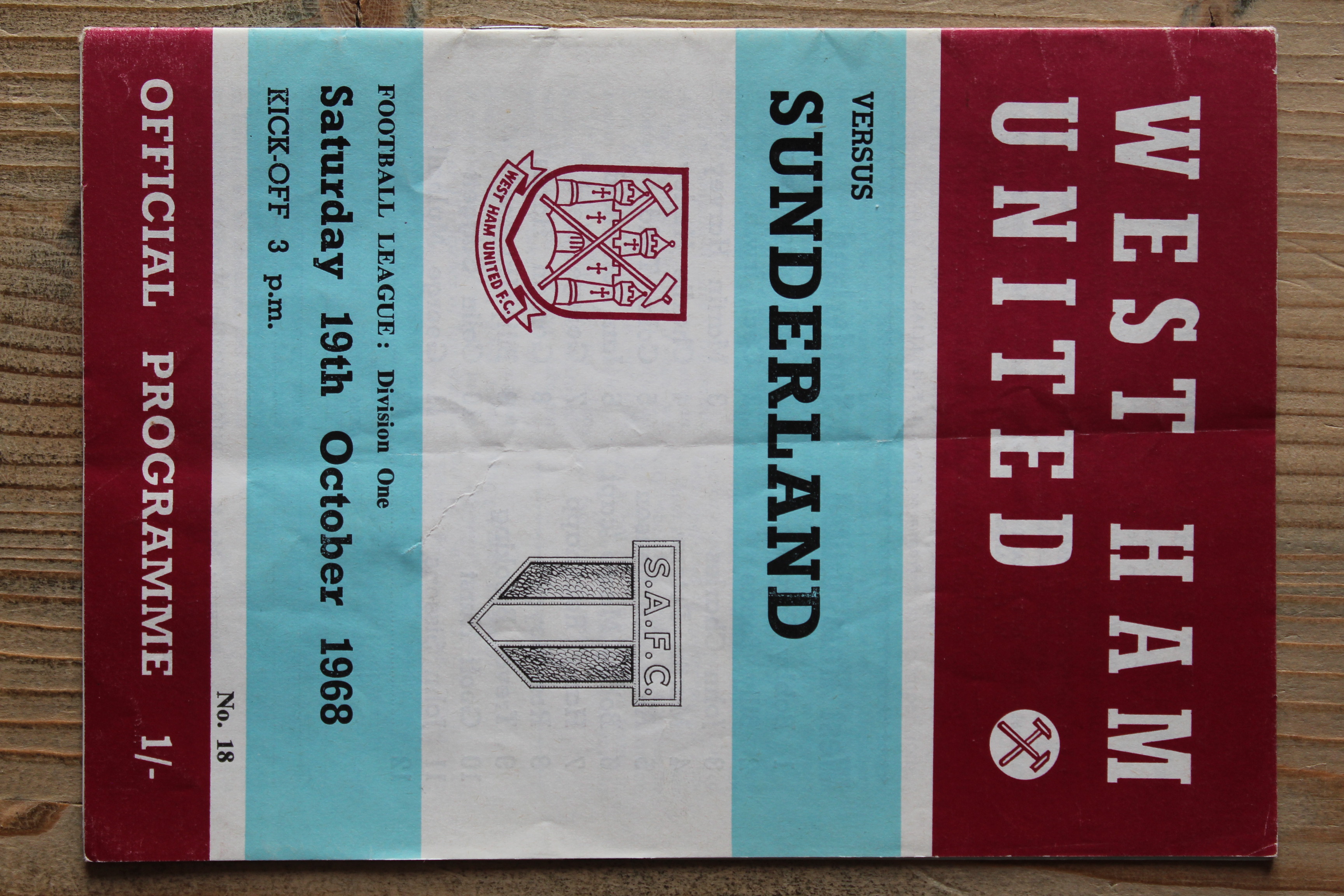 West Ham United FC v Sunderland FC