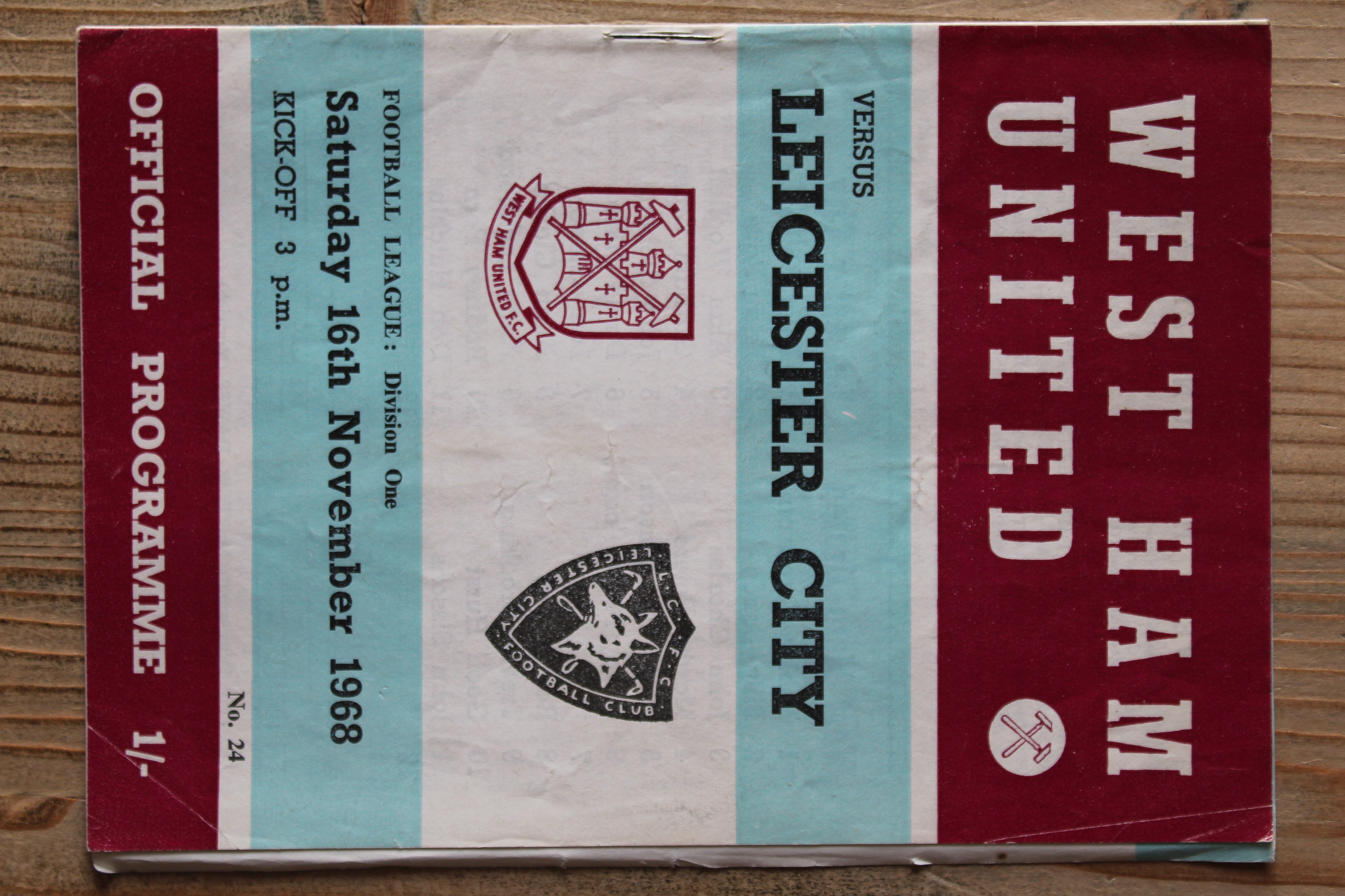 West Ham United FC v Leicester City FC