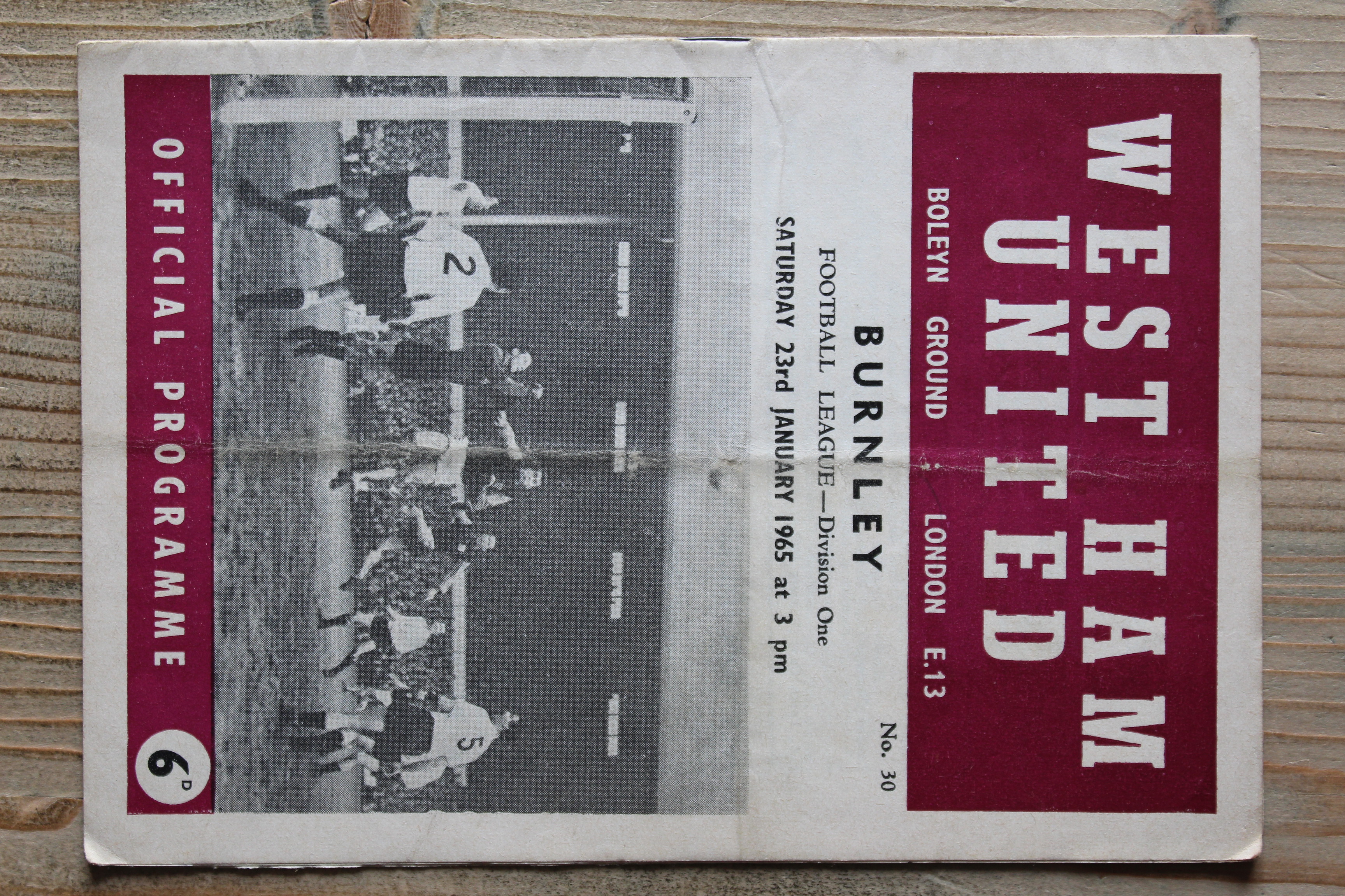 West Ham United FC v Burnley FC