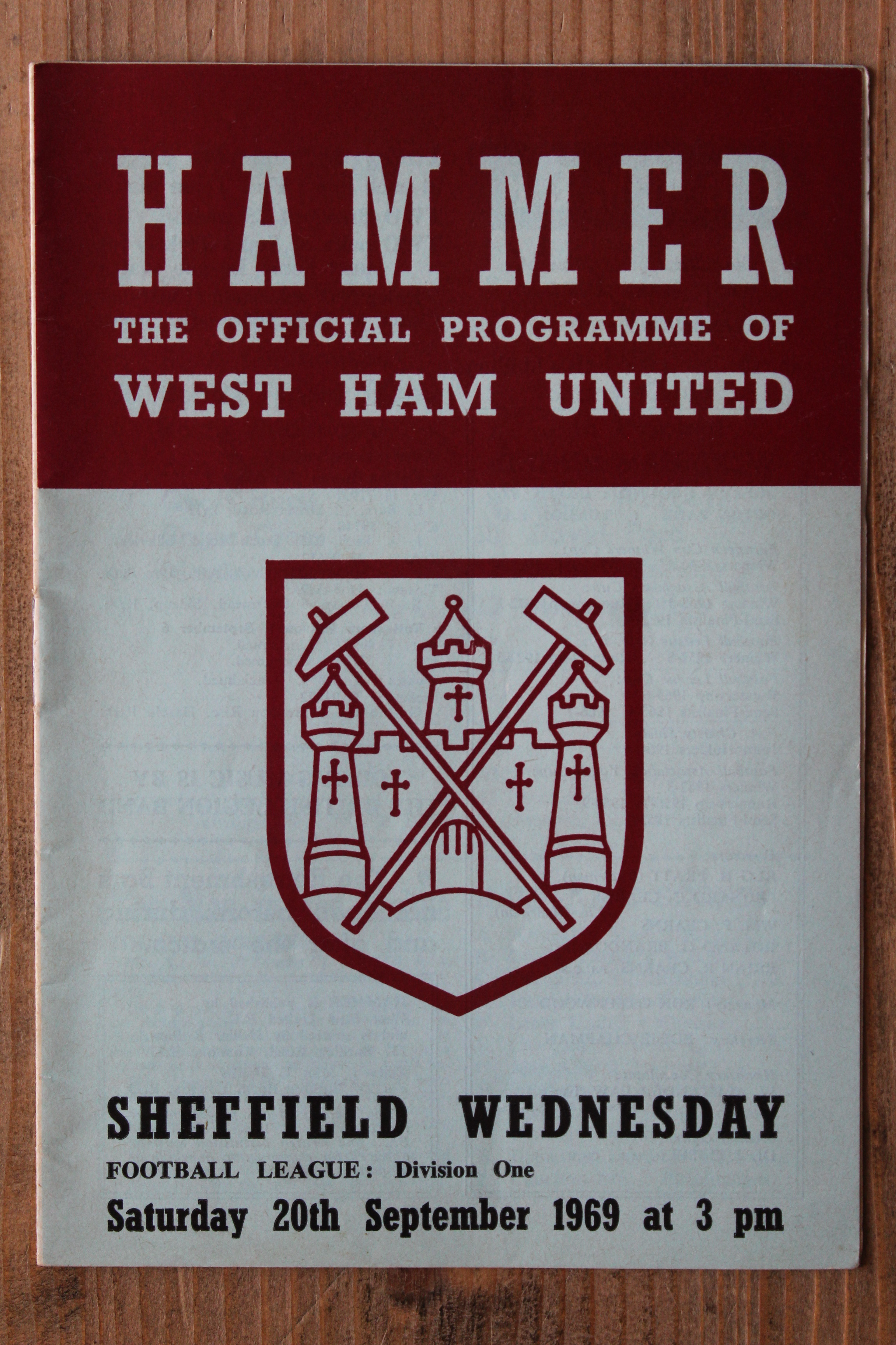 West Ham United FC v Sheffield Wednesday FC 