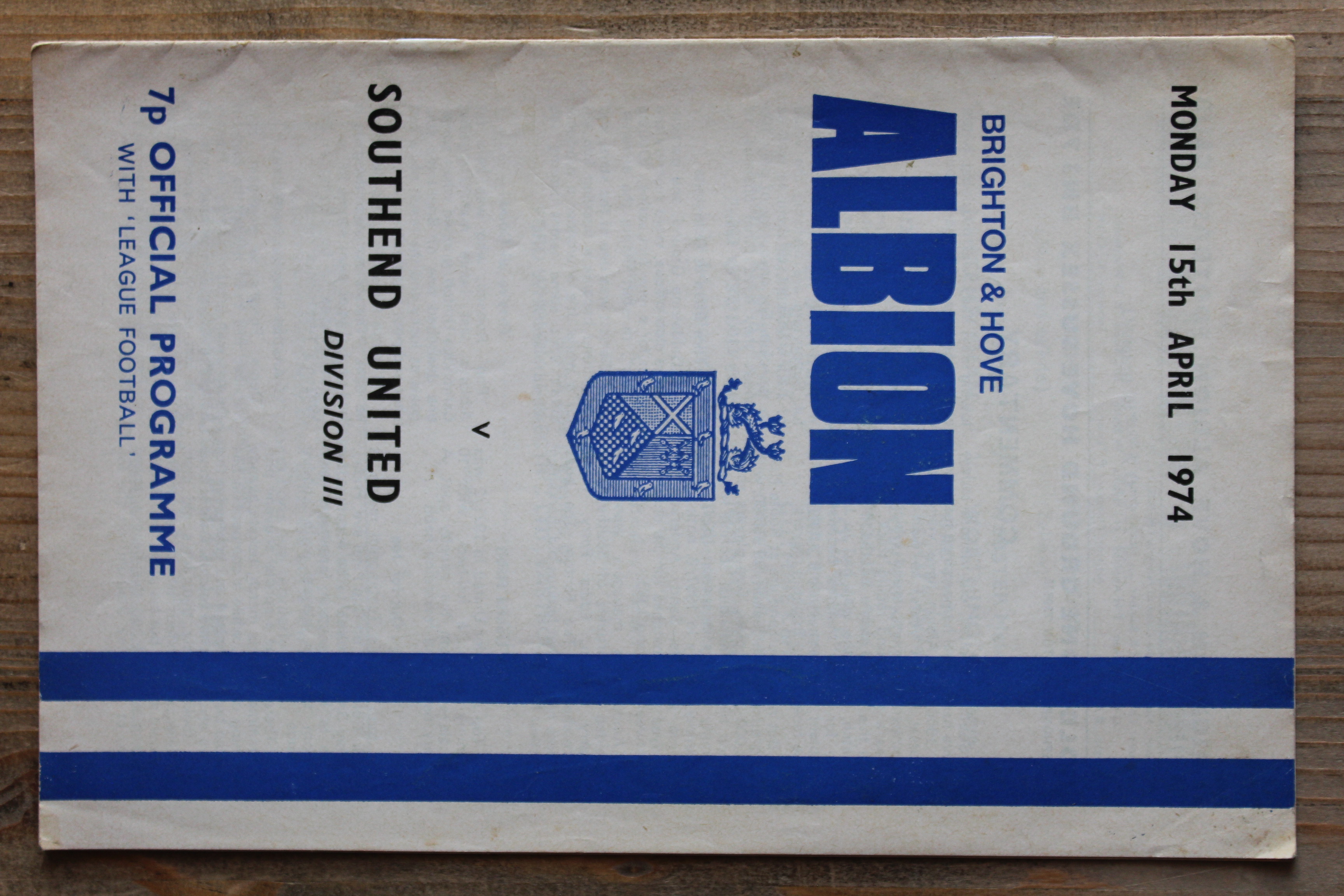 Brighton & Hove Albion FC v Southend United FC