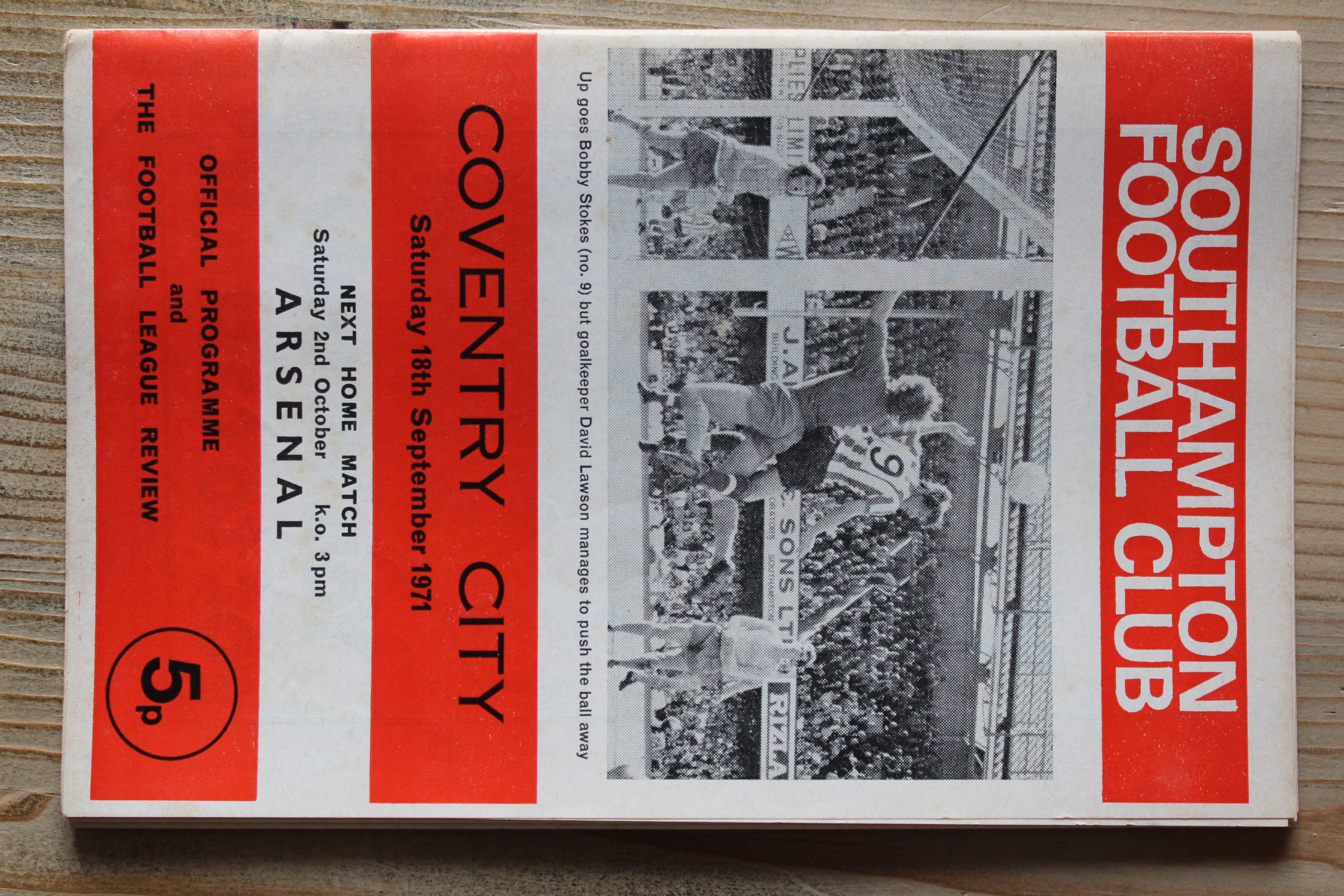 Southampton FC v Coventry City FC