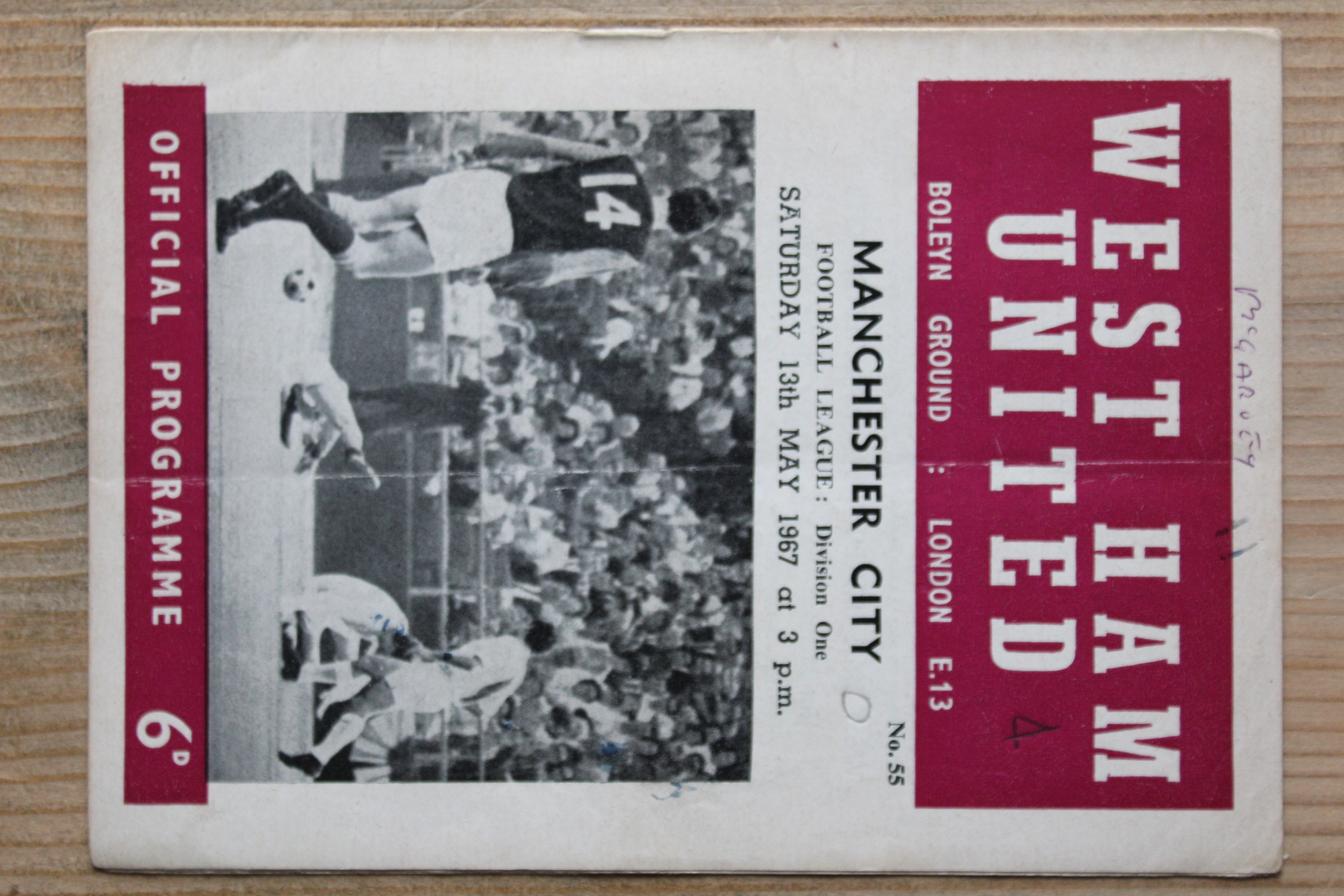 West Ham United FC v Manchester City FC