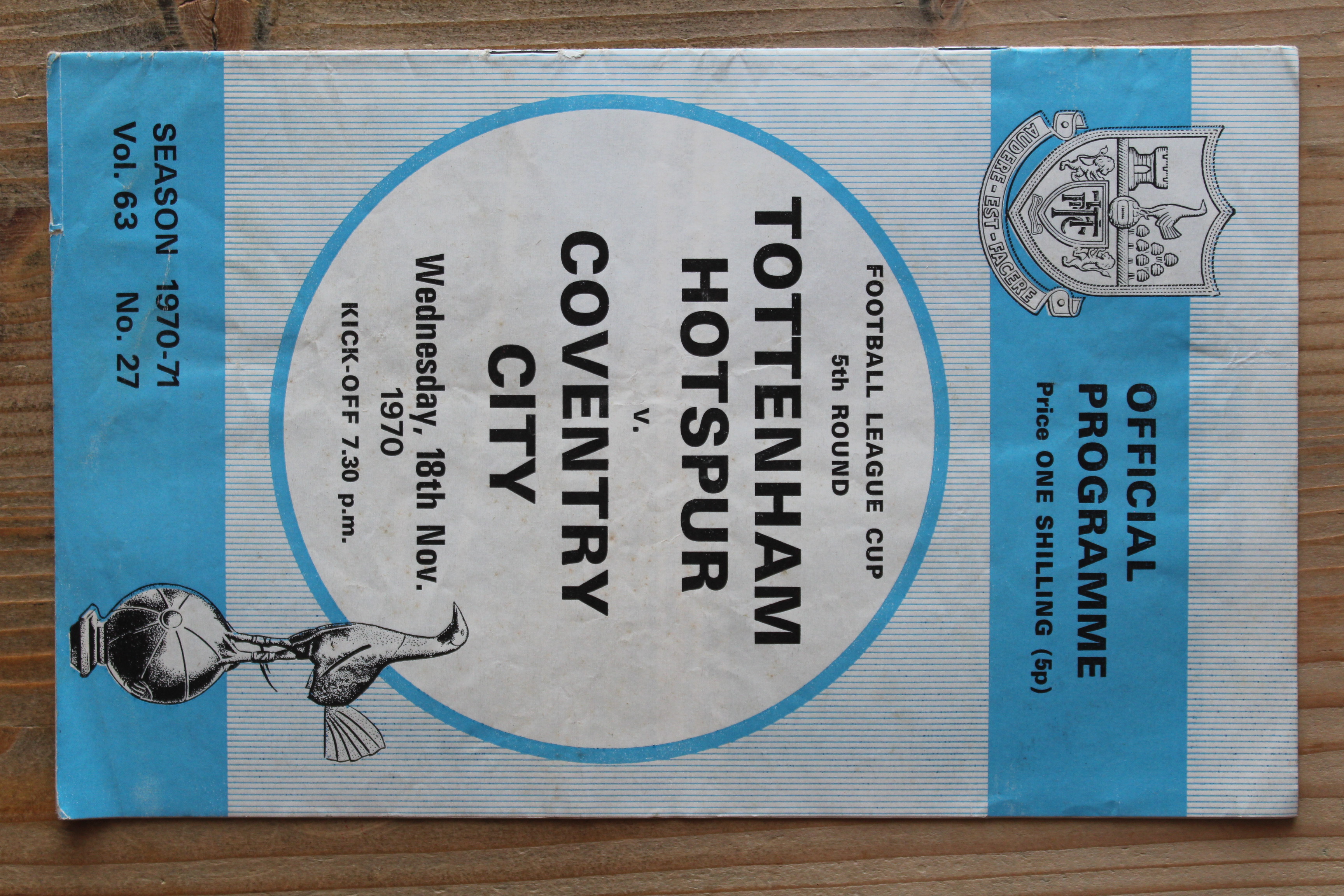 Tottenham Hotspur FC v Coventry City FC