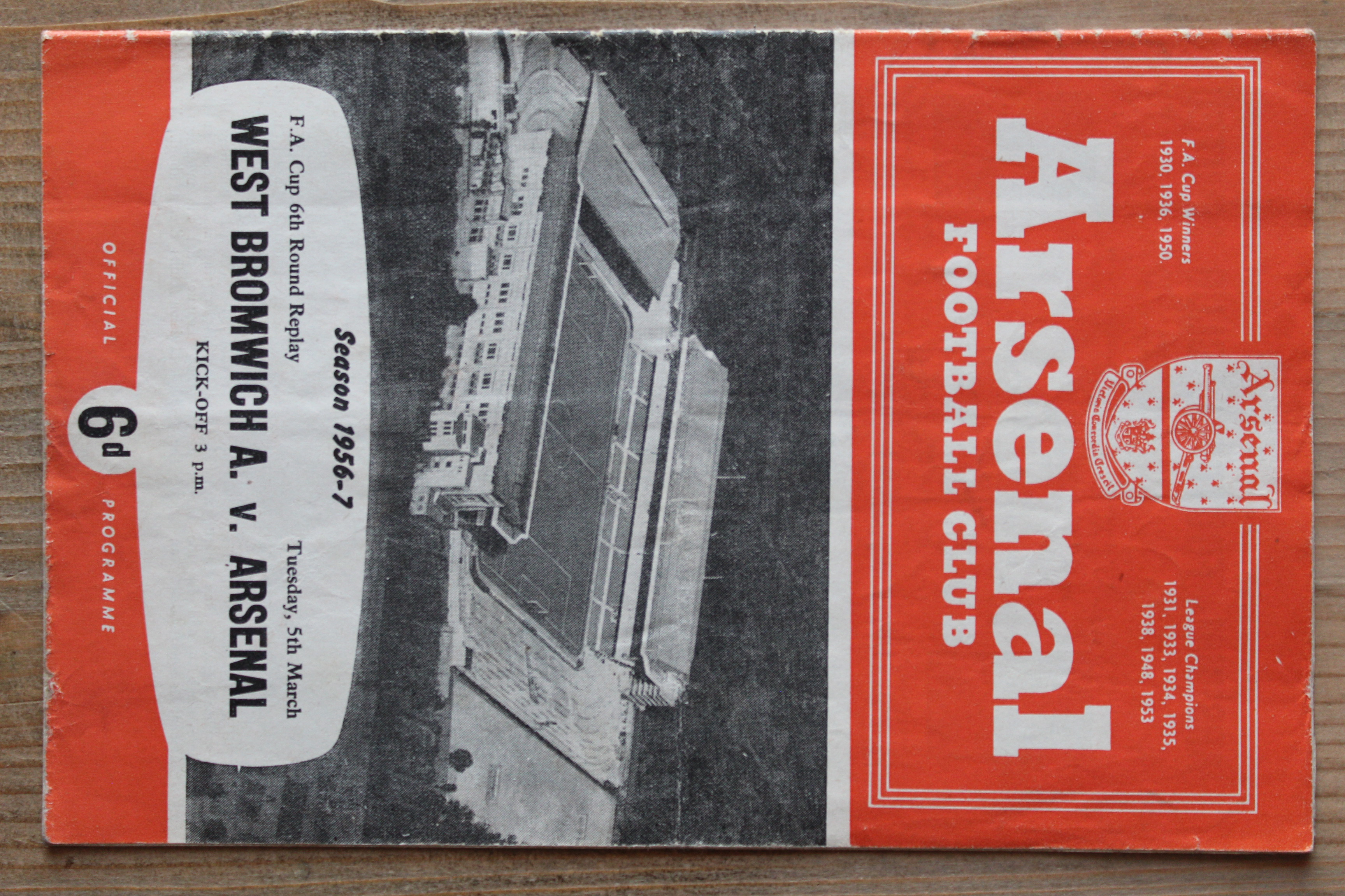 Arsenal FC v West Bromwich Albion FC 