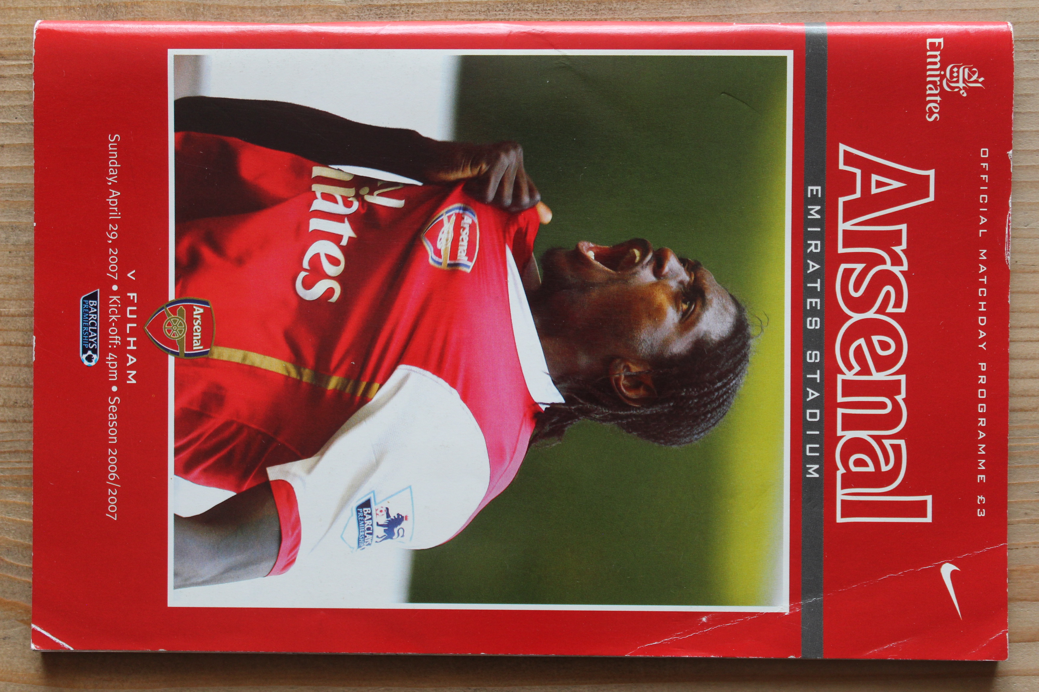 Arsenal FC v Fulham FC