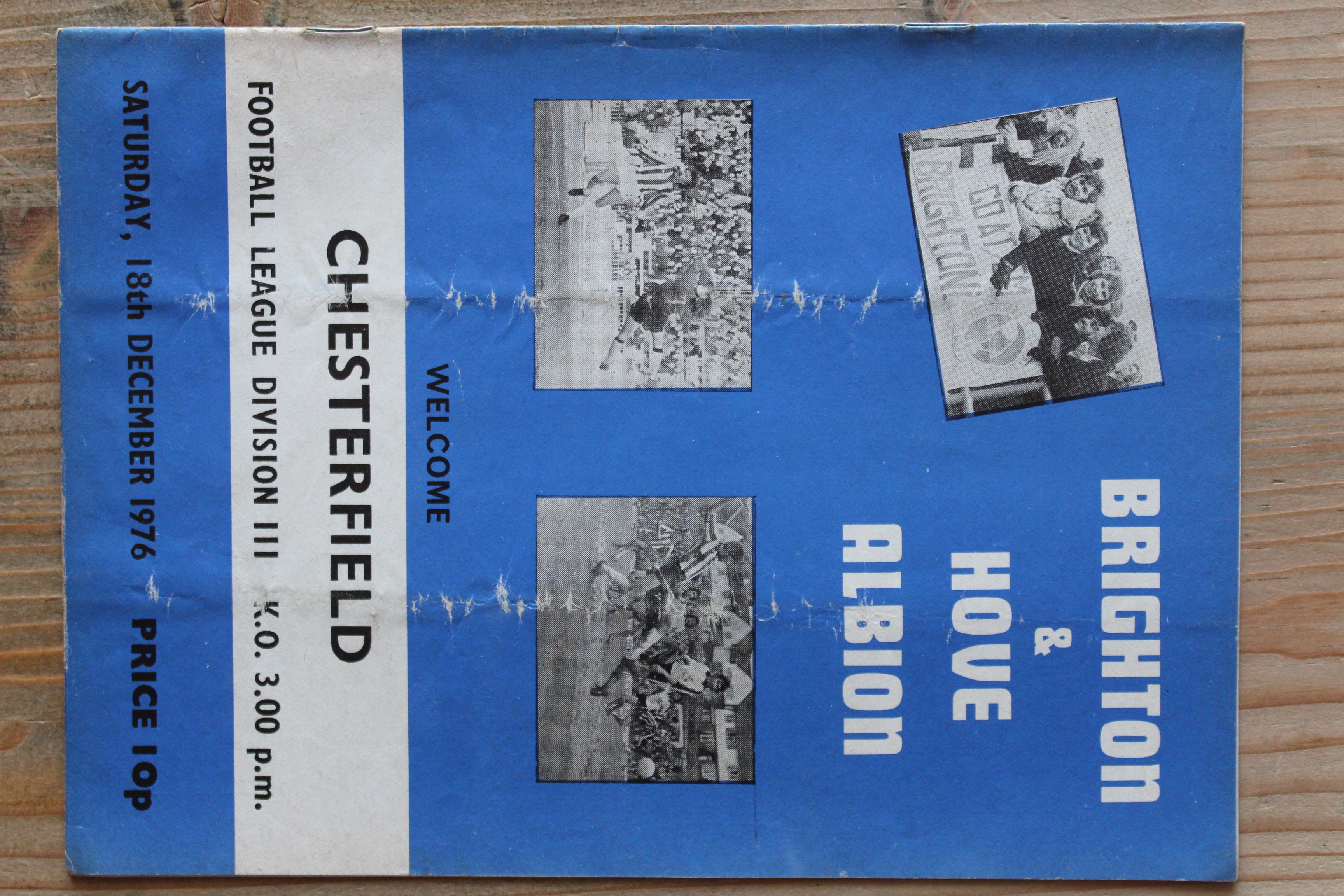 Brighton & Hove Albion FC v Chesterfield FC