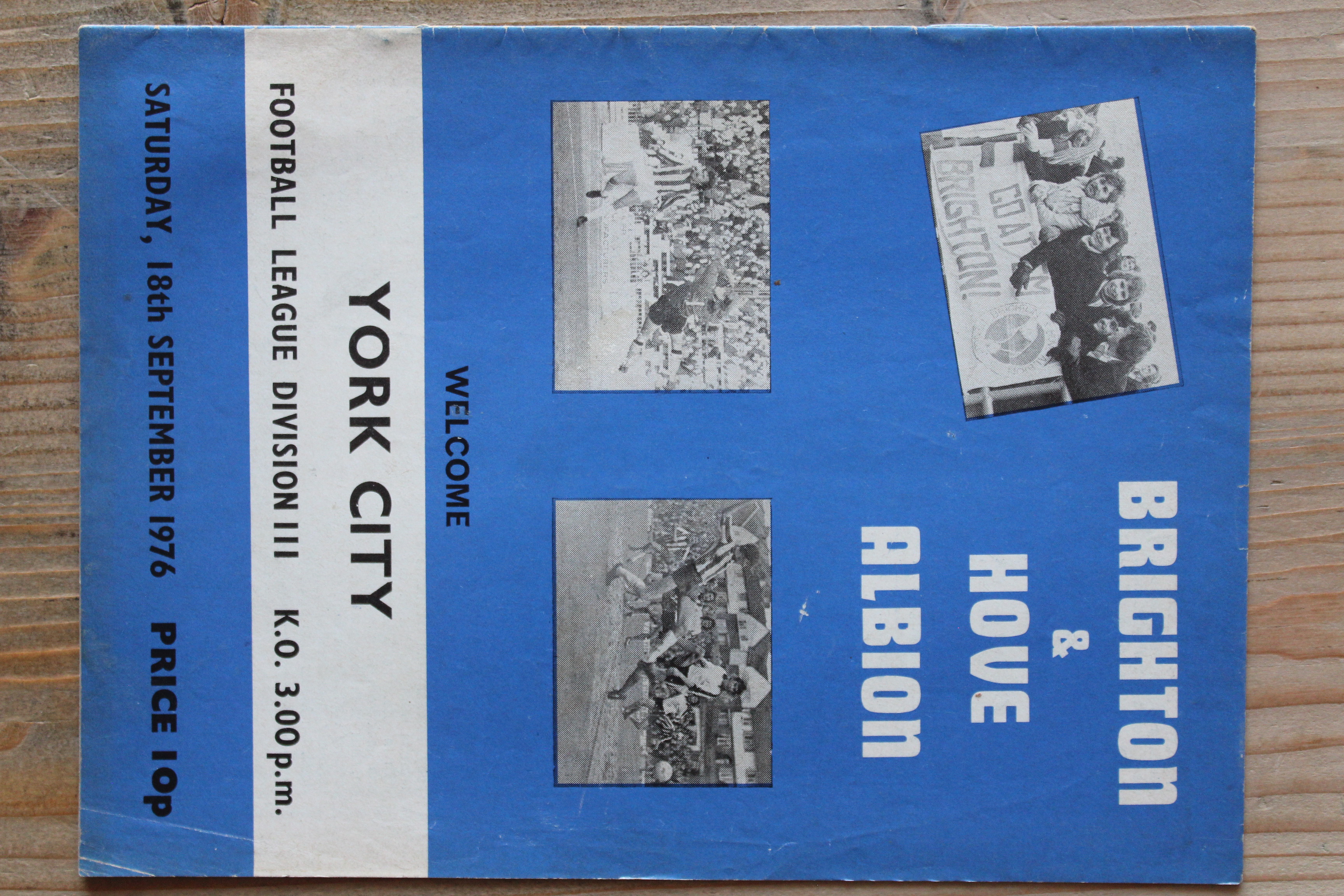 Brighton & Hove Albion FC v York City FC