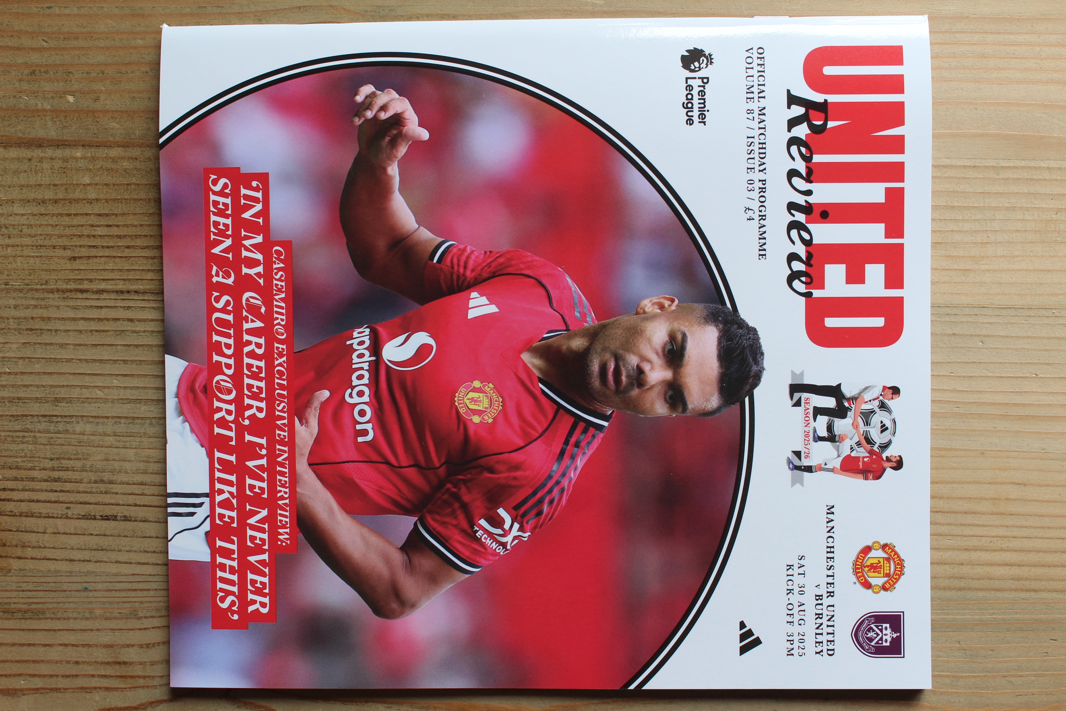 Manchester United FC v Burnley FC