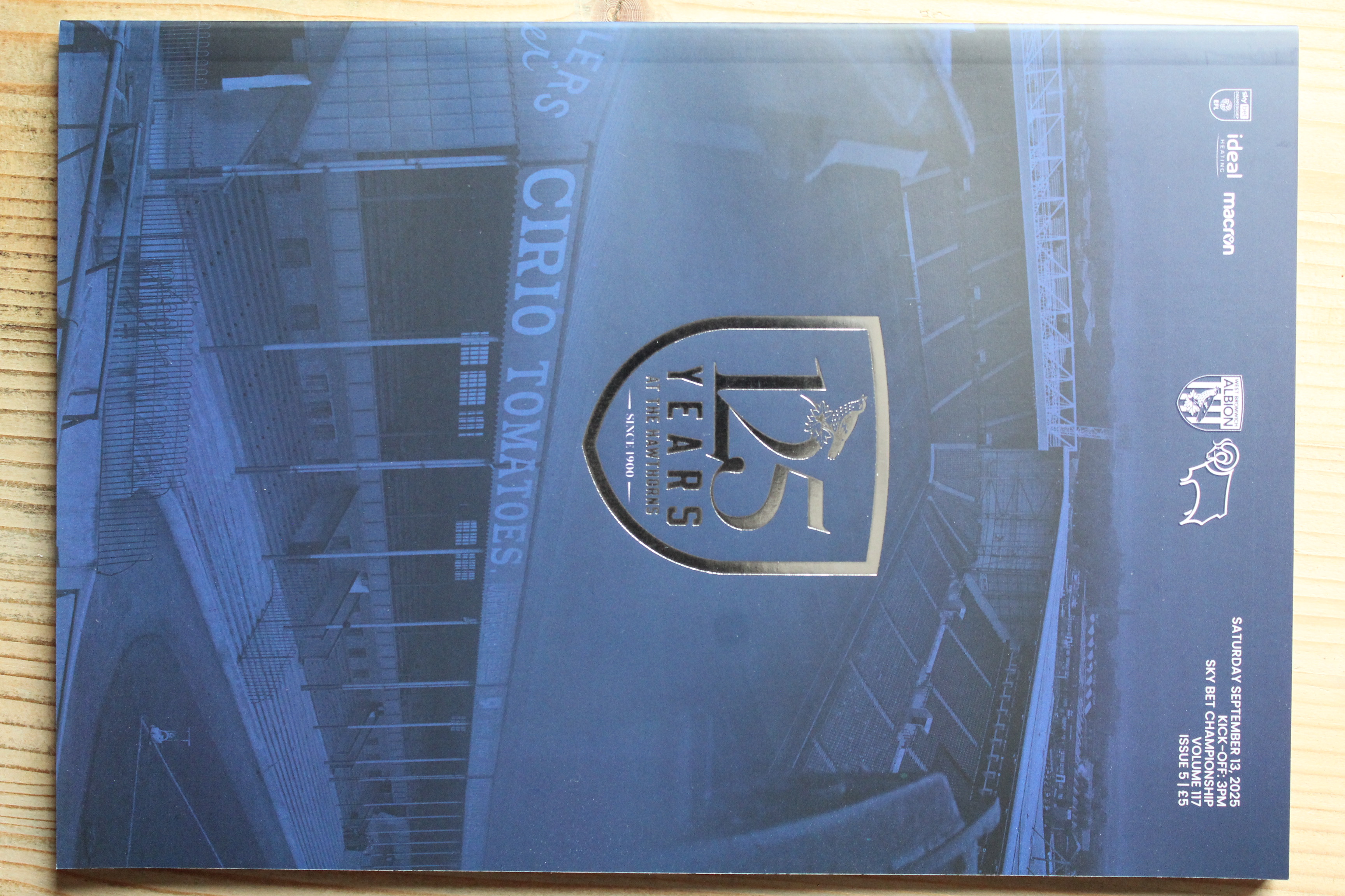 West Bromwich Albion FC  v Derby County FC