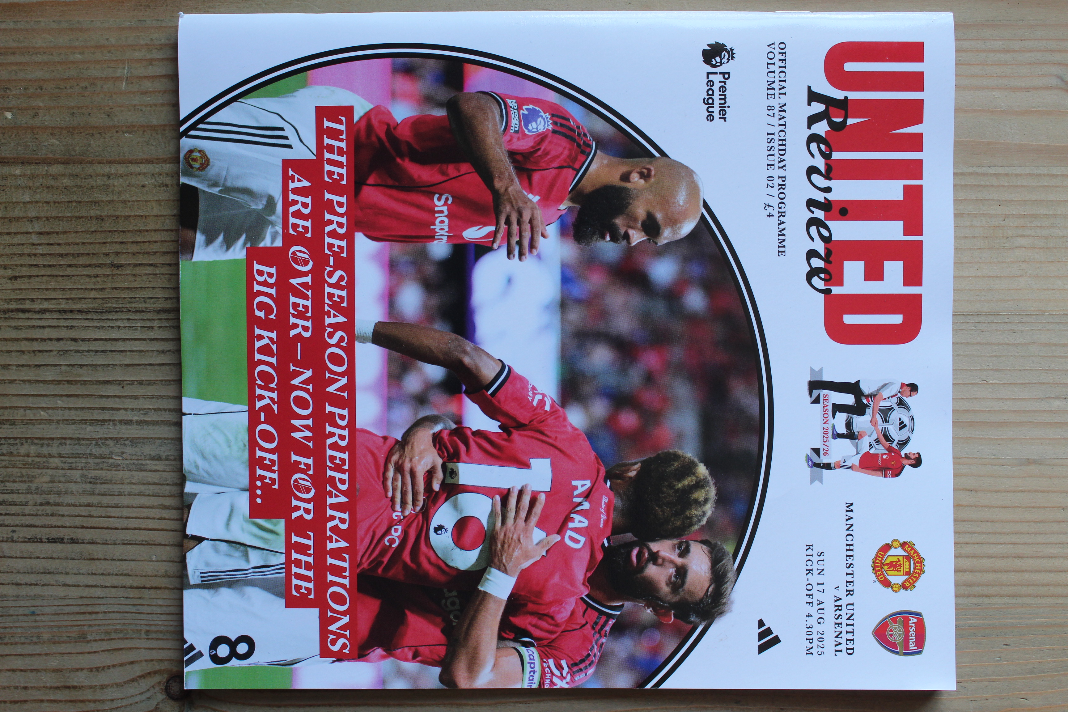 Manchester United FC v Arsenal FC