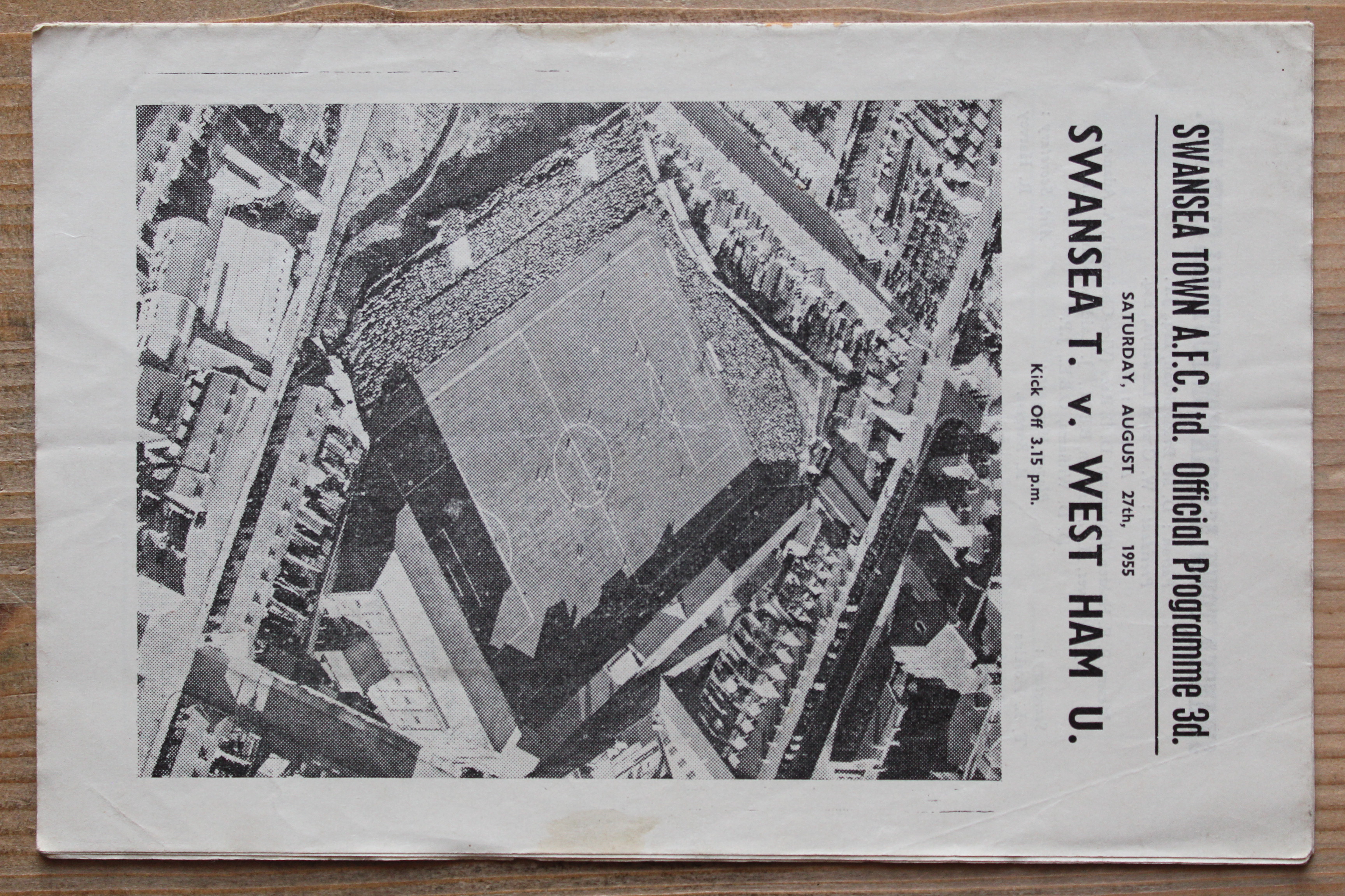 Swansea Town v West Ham United FC