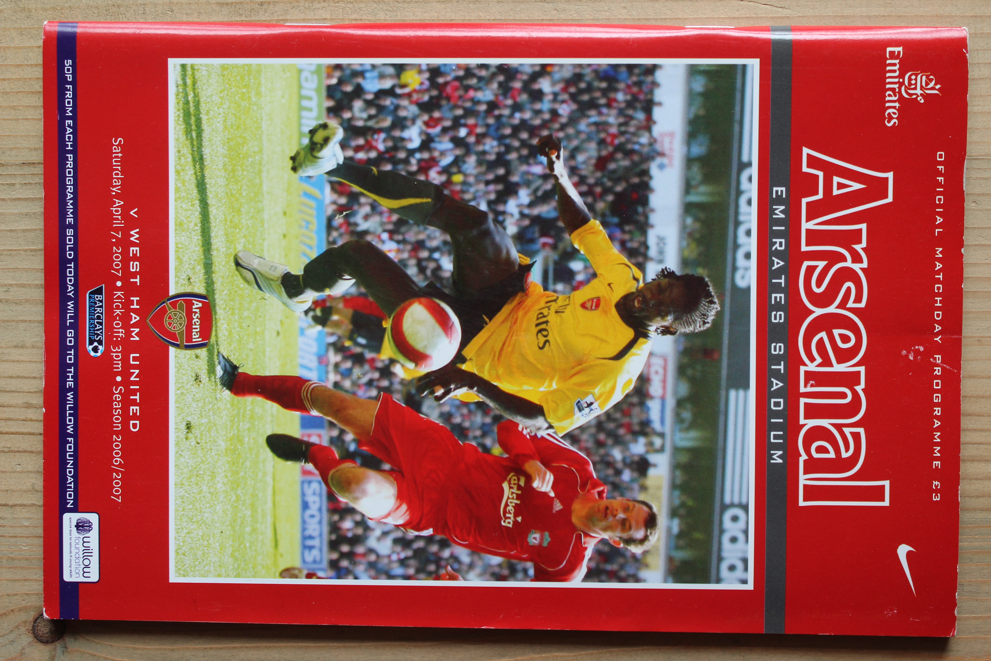Arsenal FC v West Ham United FC