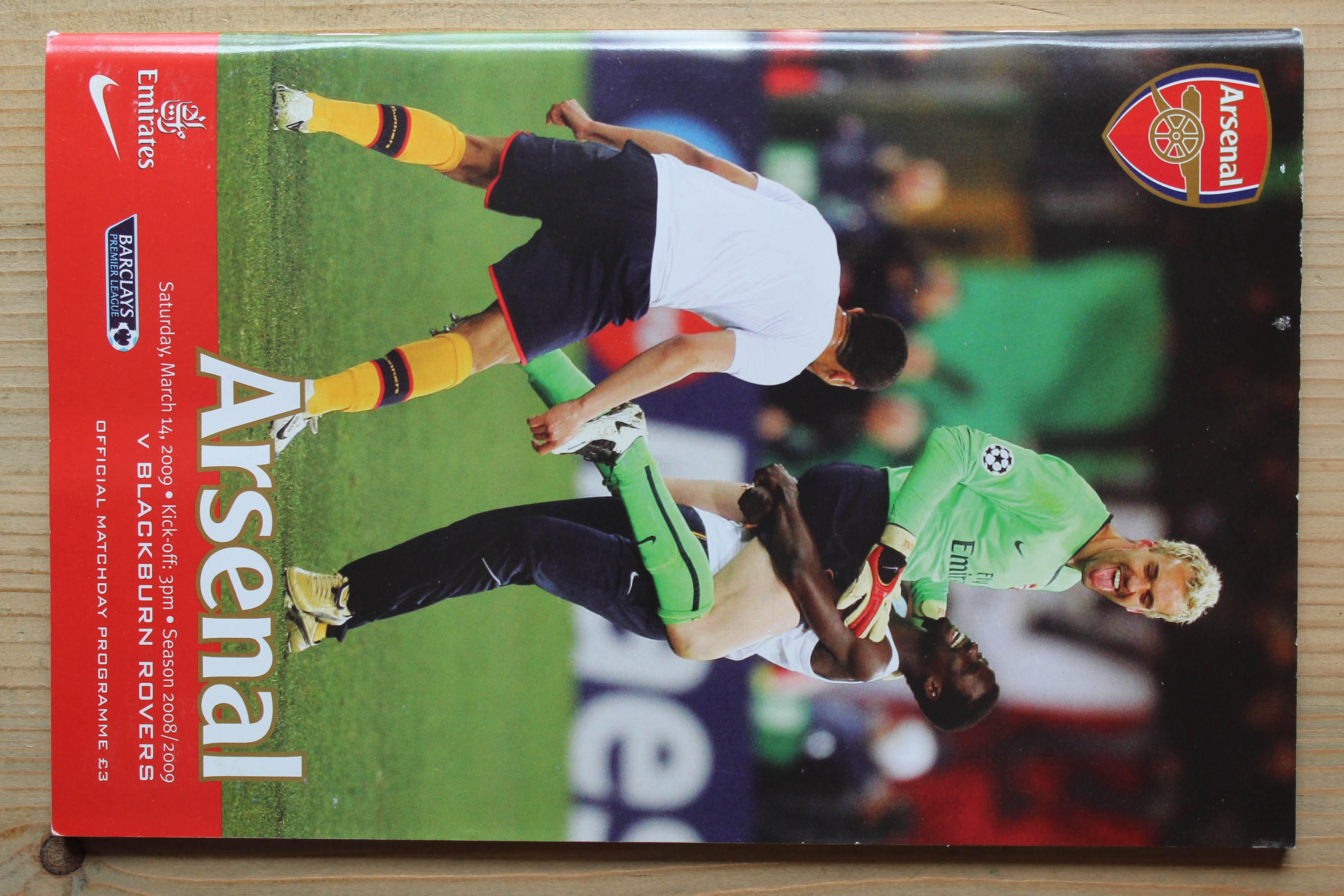 Arsenal FC v Blackburn Rovers FC