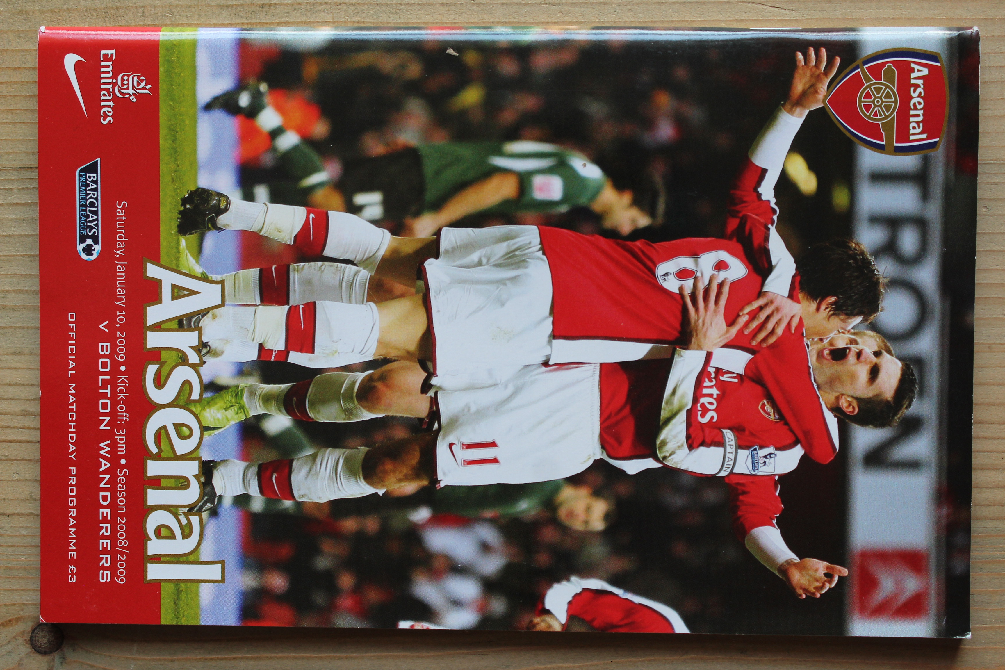 Arsenal FC v Bolton Wanderers FC