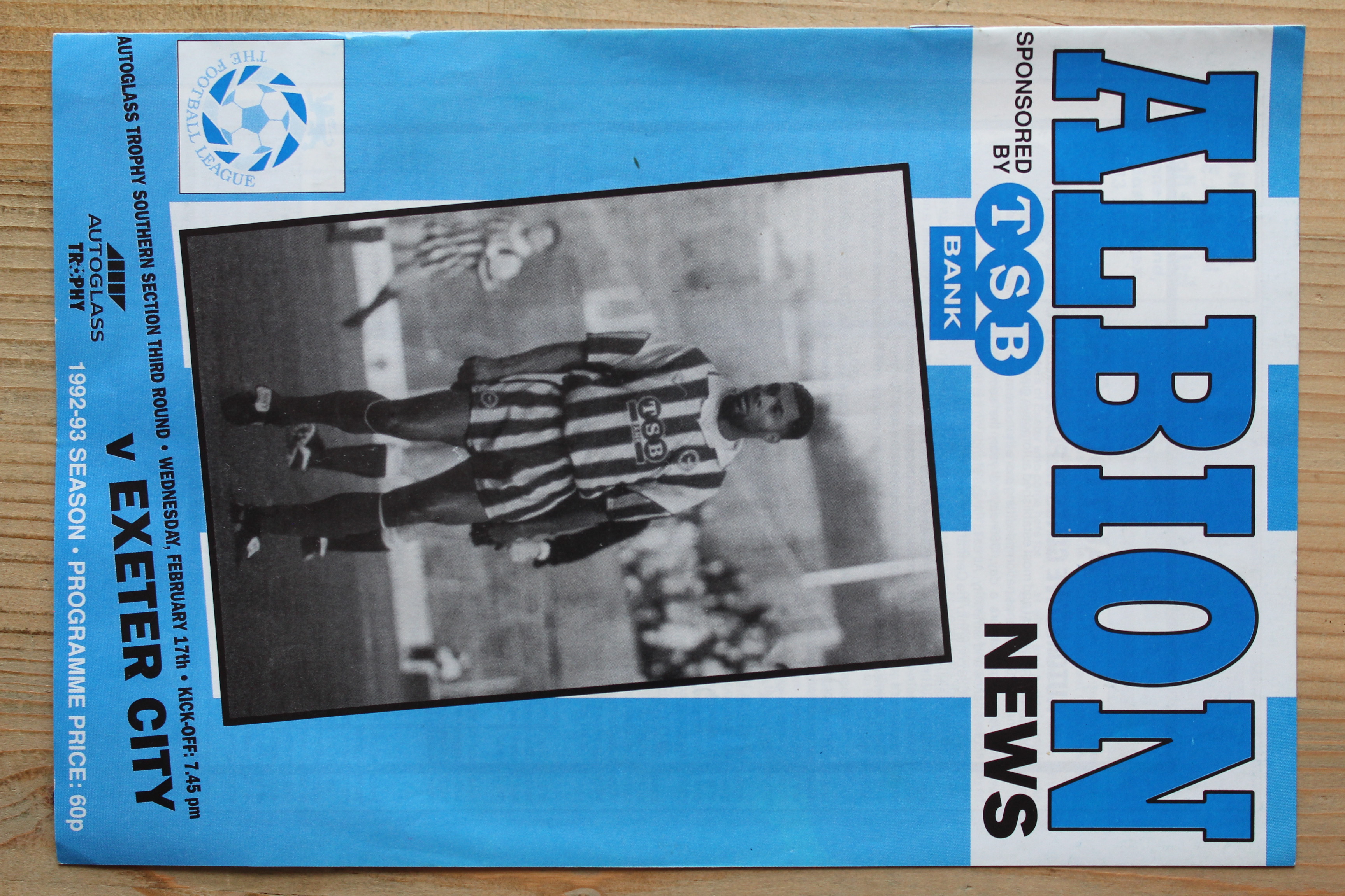 Brighton & Hove Albion FC v Exeter City FC