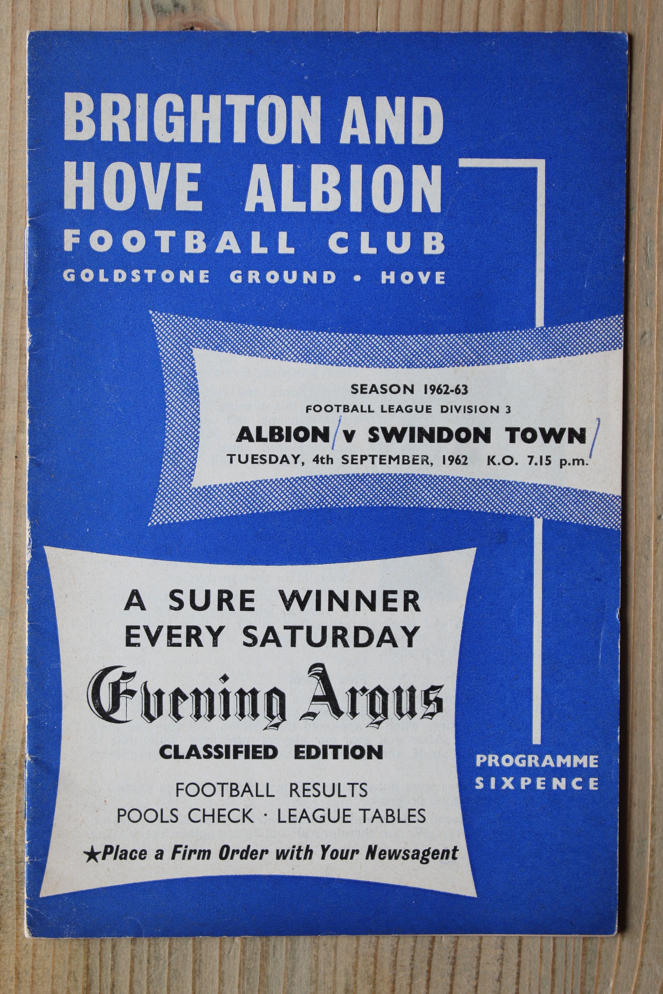 Brighton & Hove Albion FC v Swindon Town FC