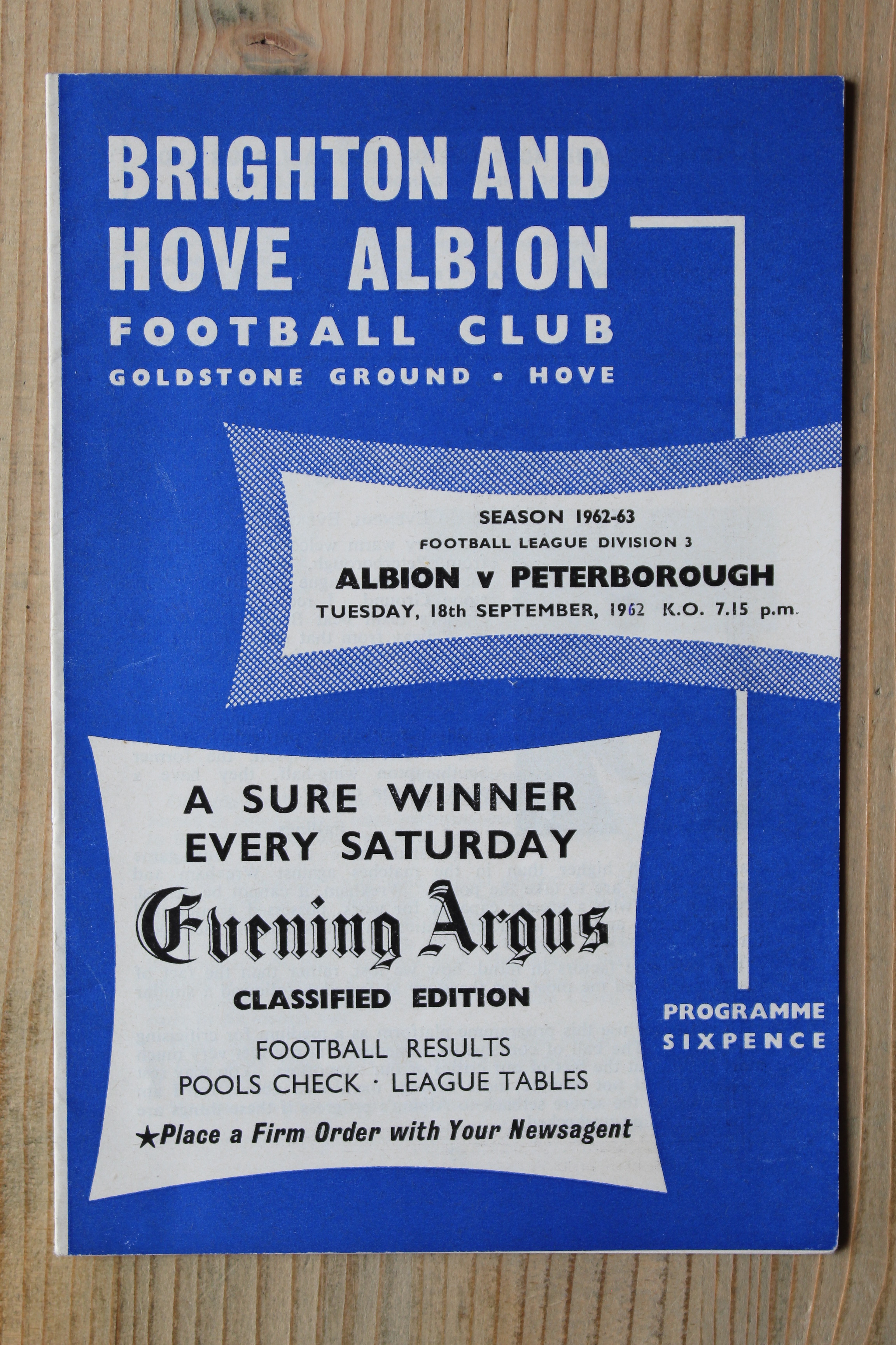 Brighton & Hove Albion FC v Peterborough United FC