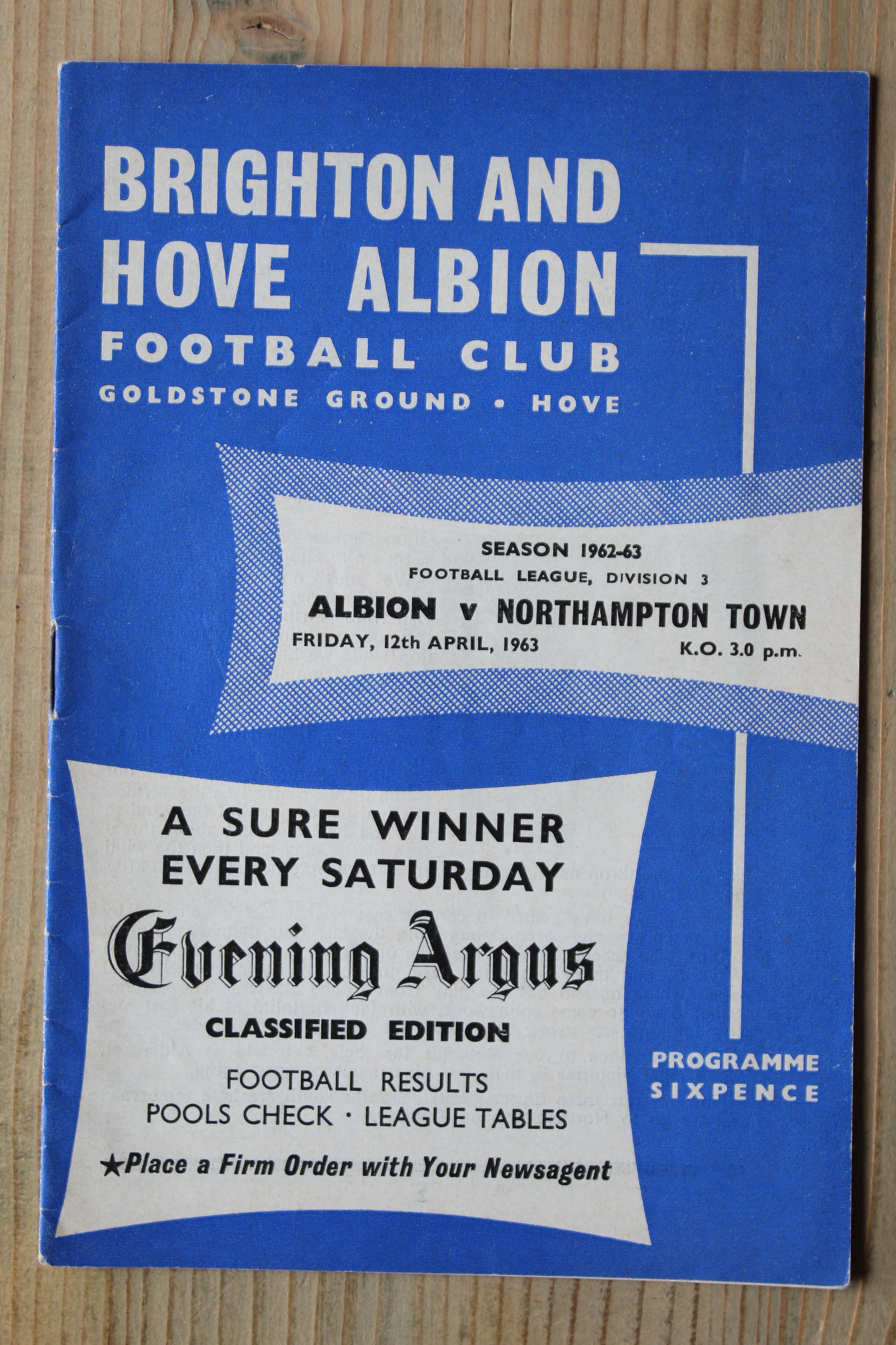 Brighton & Hove Albion FC v Northampton Town FC