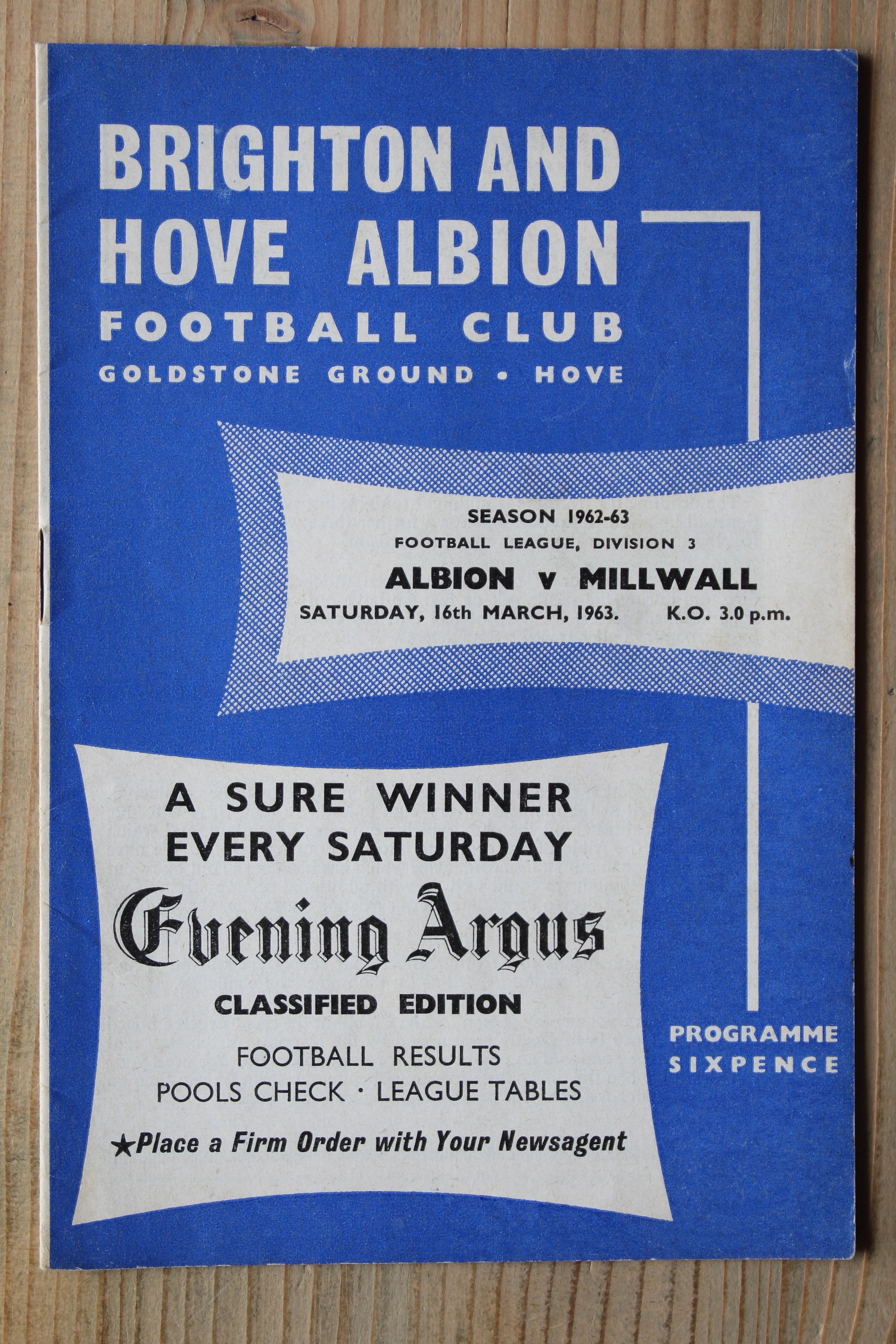 Brighton & Hove Albion FC v Millwall FC