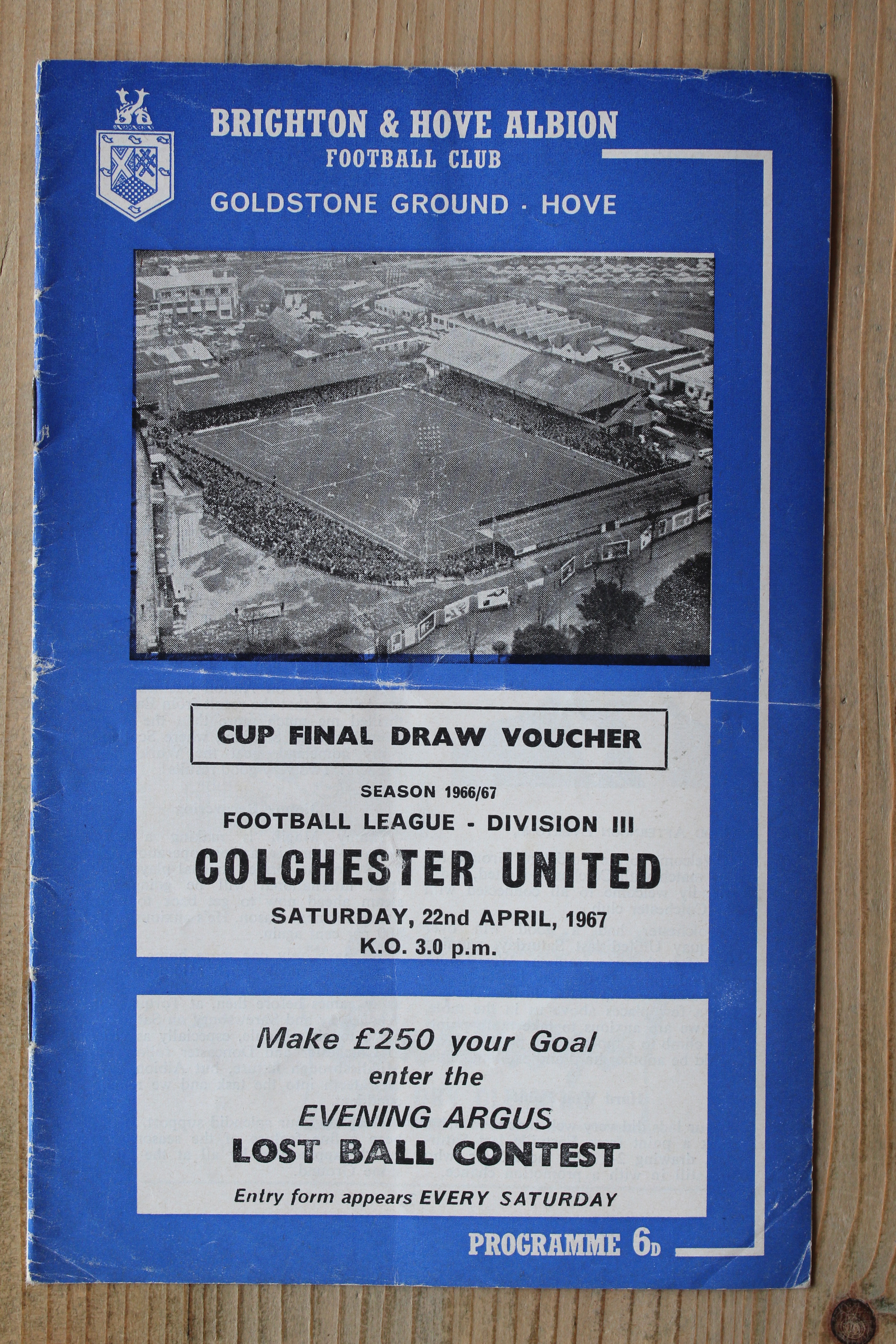 Brighton & Hove Albion FC v Colchester United FC