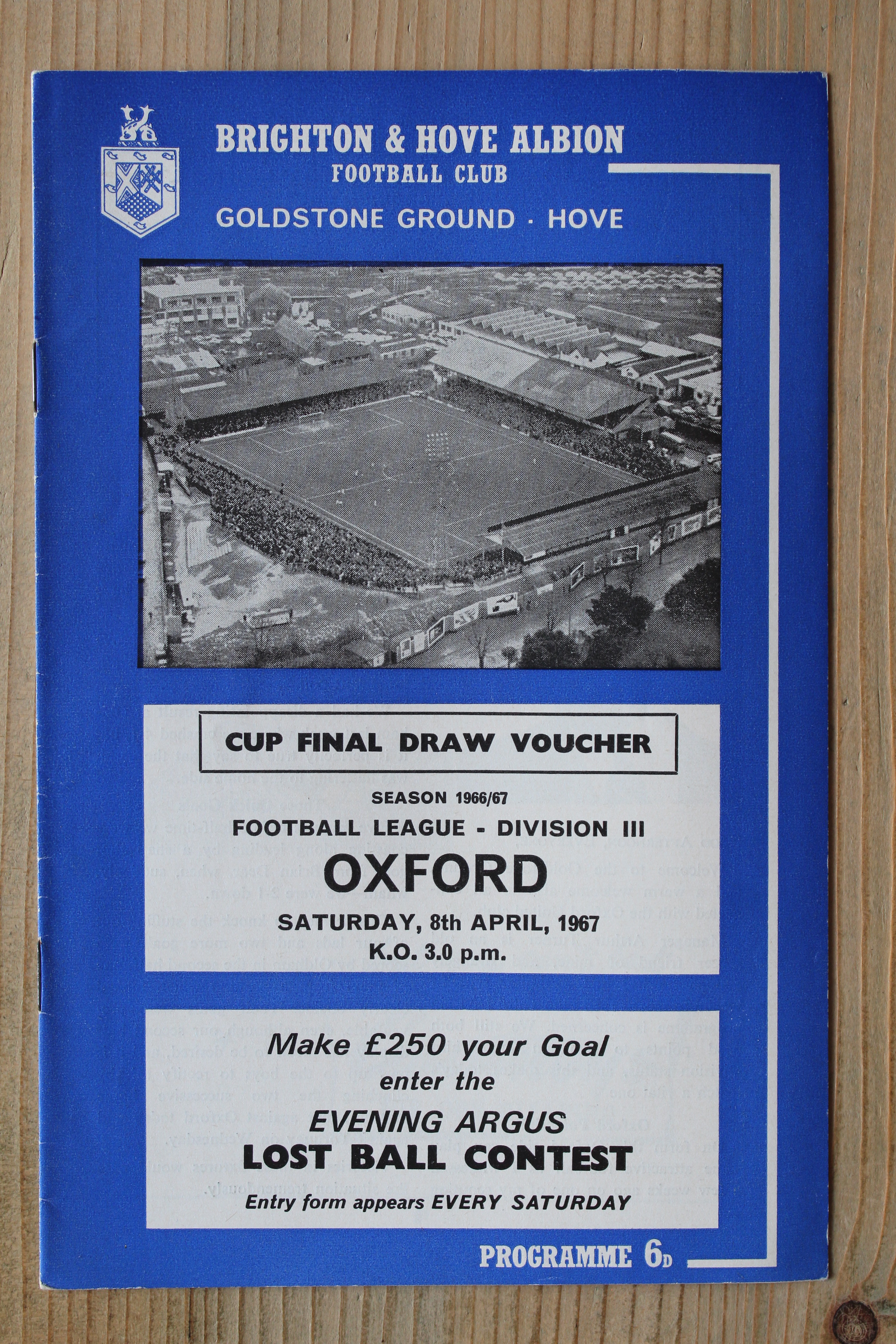 Brighton & Hove Albion FC v Oxford United FC