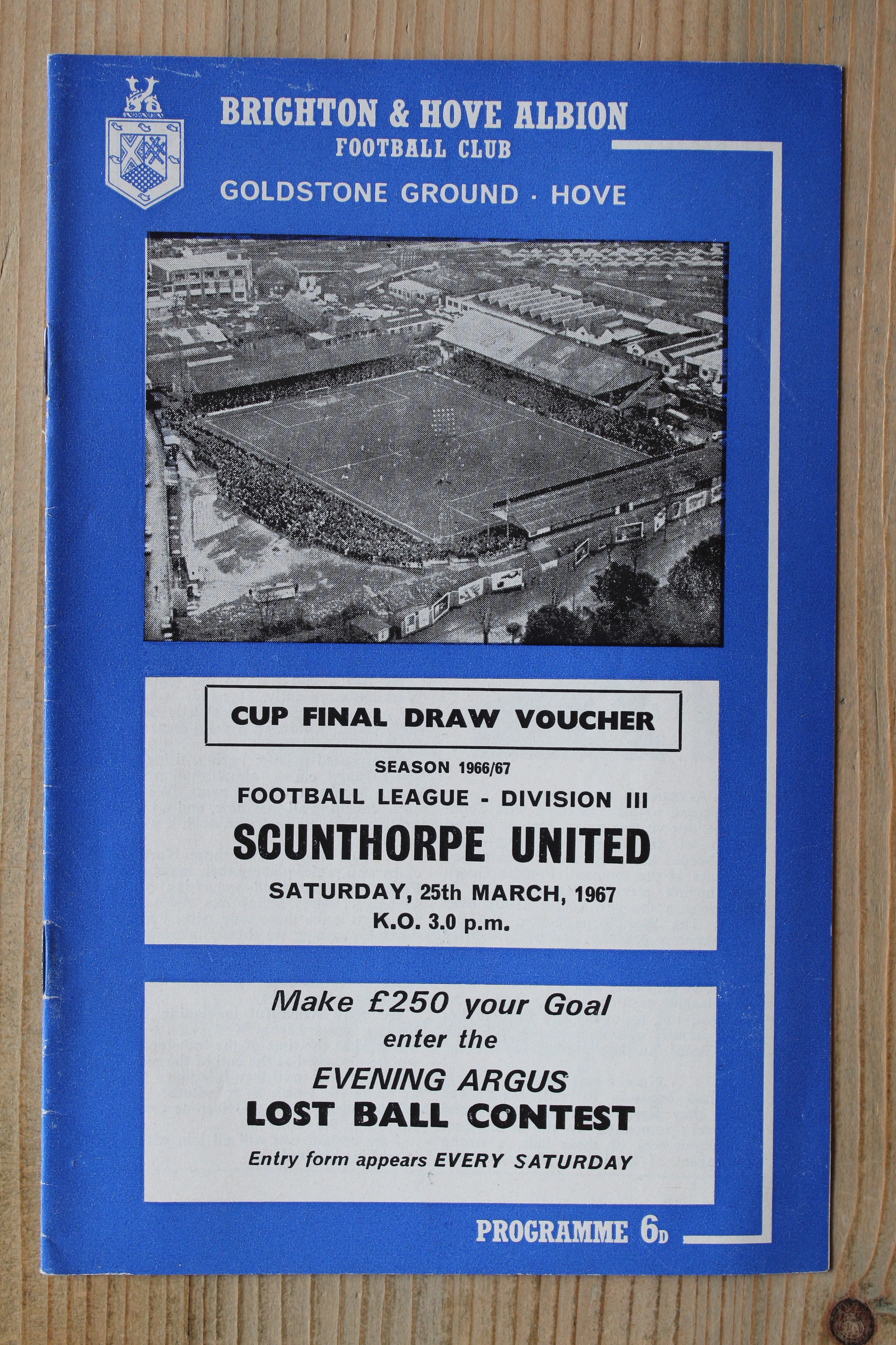 Brighton & Hove Albion FC v Scunthorpe United FC