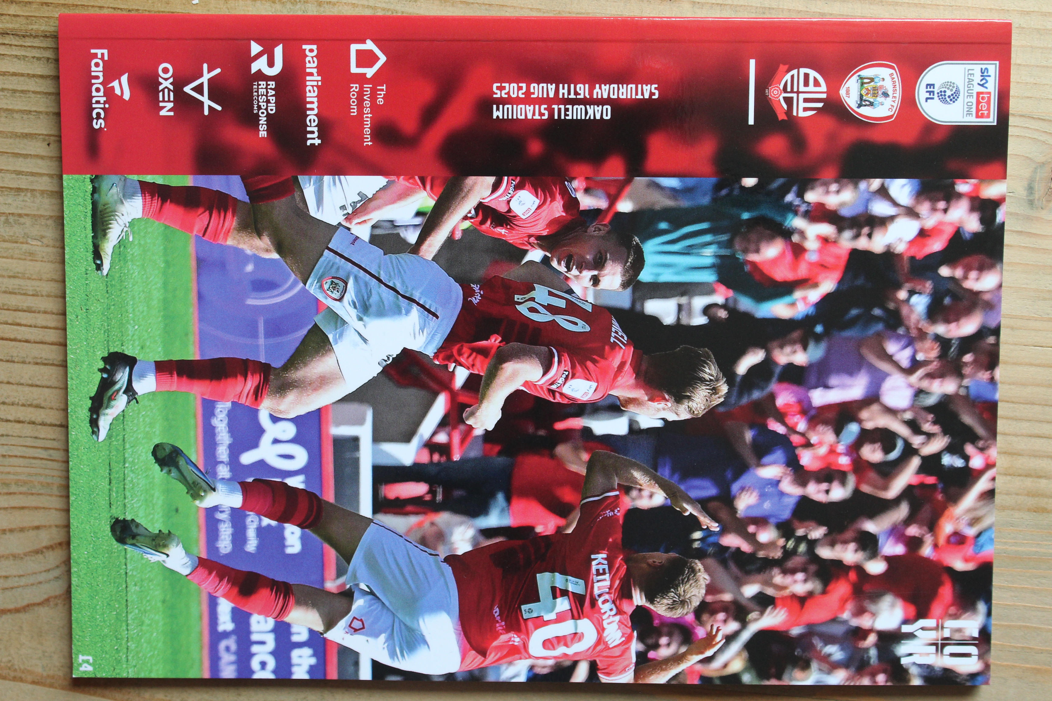 Barnsley FC v Bolton Wanderers FC