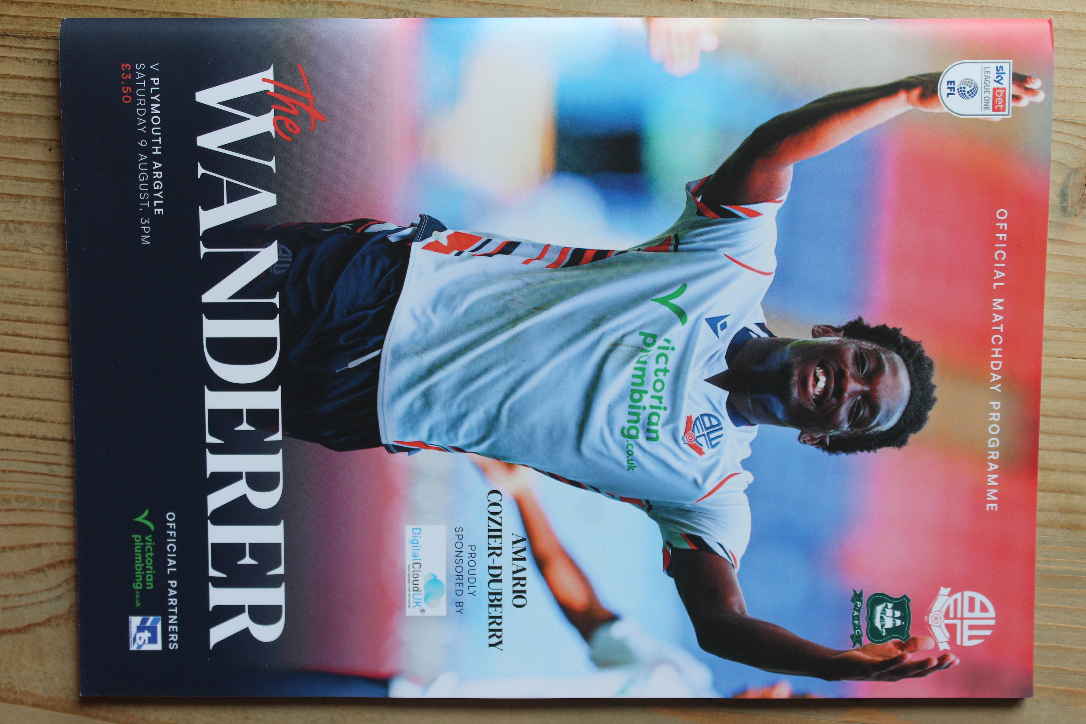 Bolton Wanderers FC v Plymouth Argyle FC