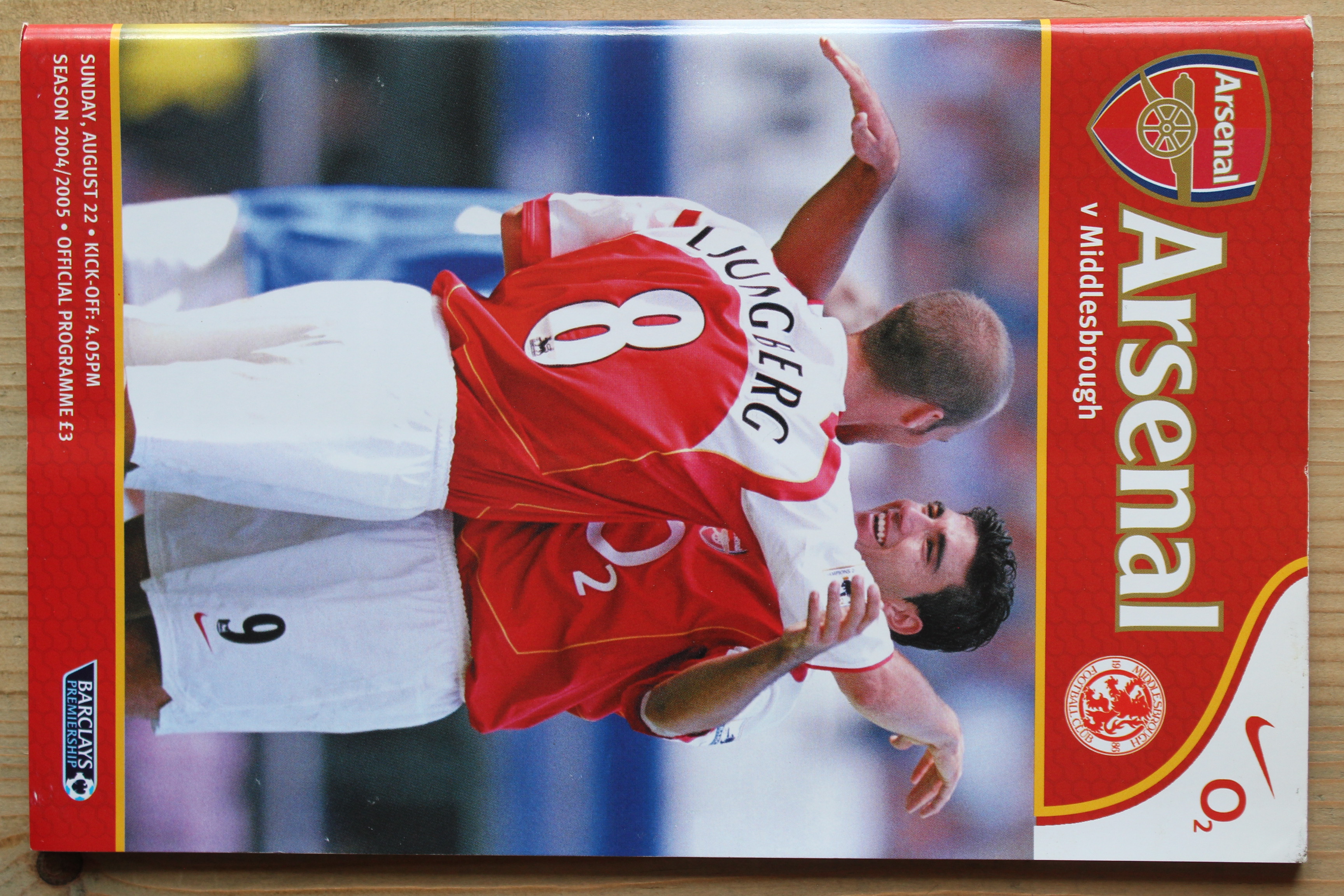 Arsenal FC v Middlesbrough FC