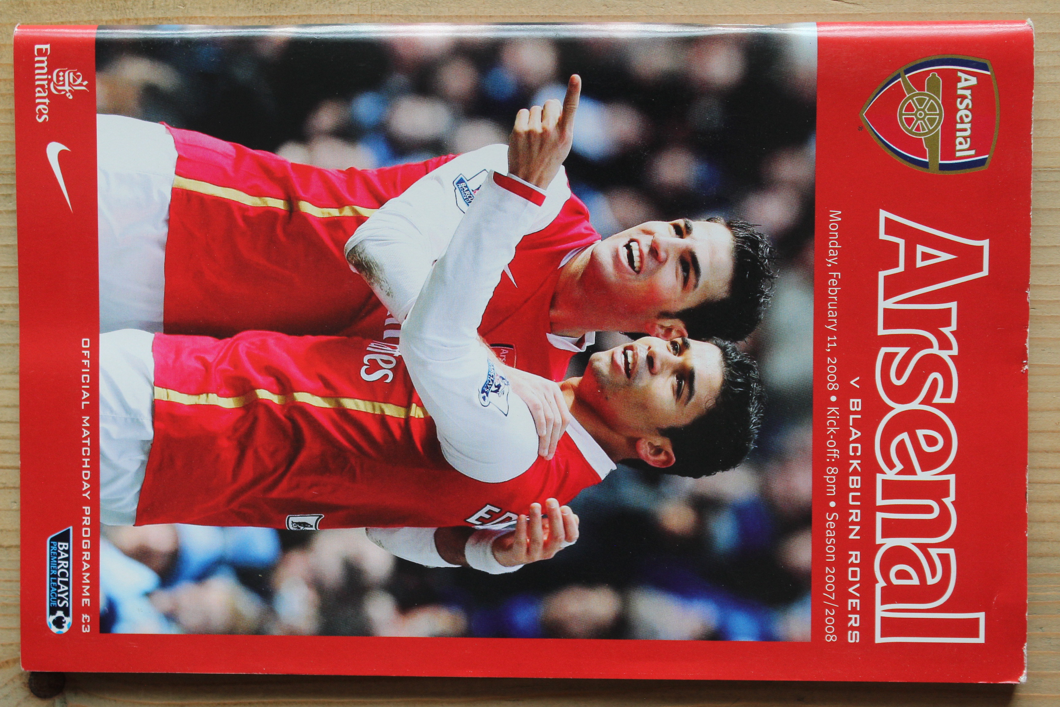 Arsenal FC v Blackburn Rovers FC