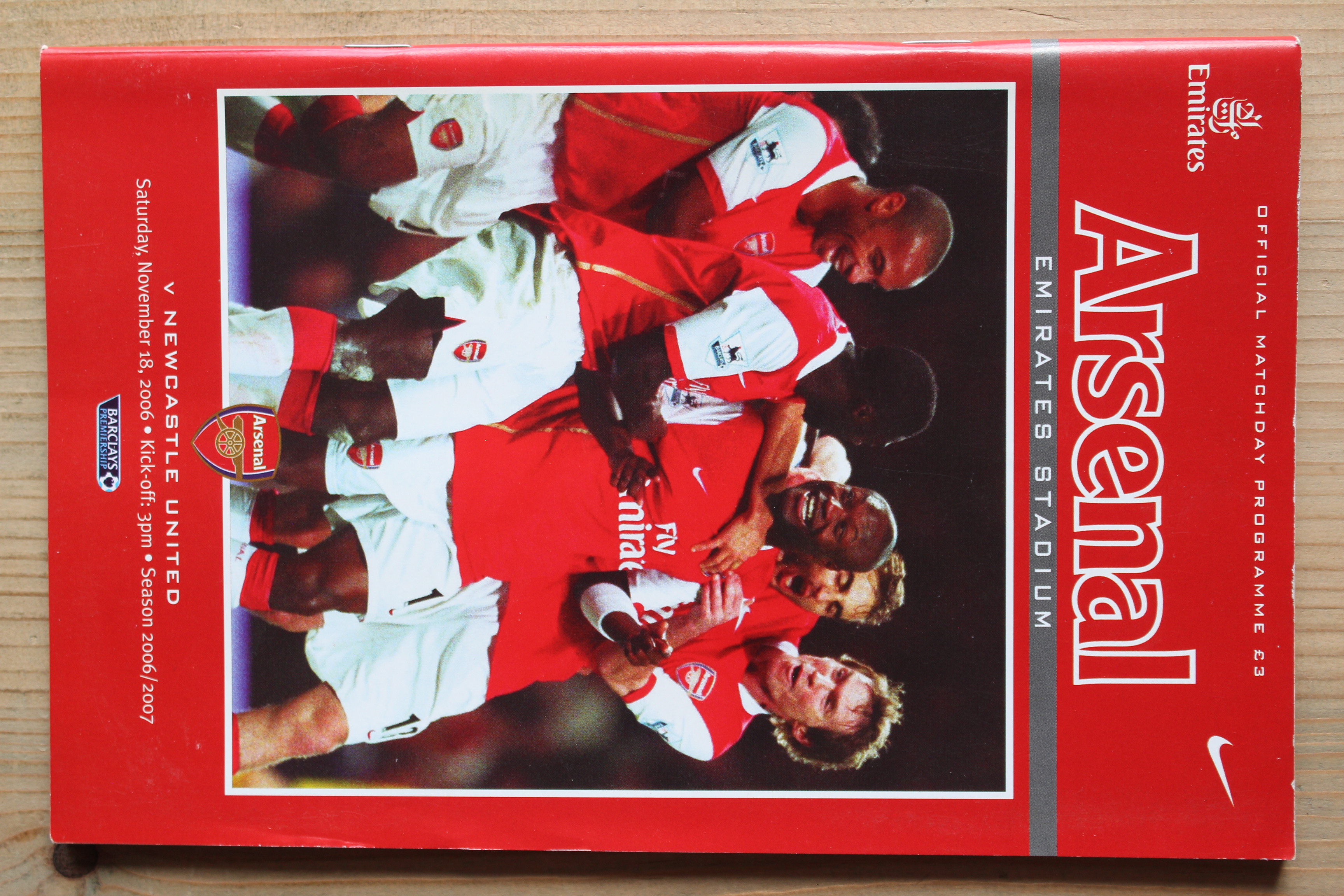 Arsenal FC v Newcastle United FC