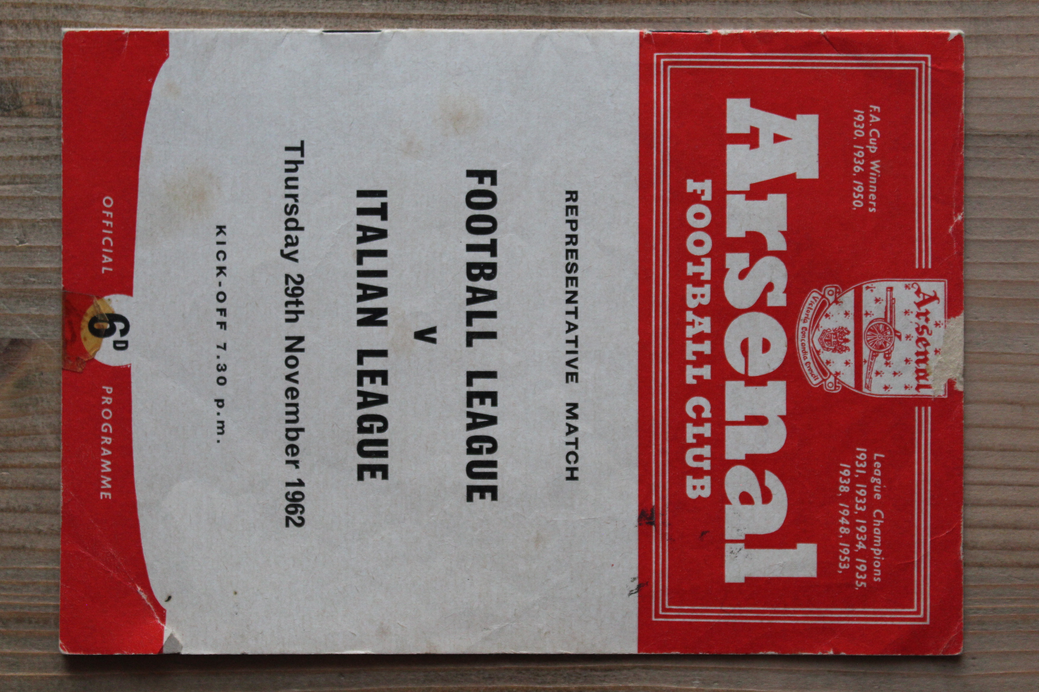 Football League v Italian League