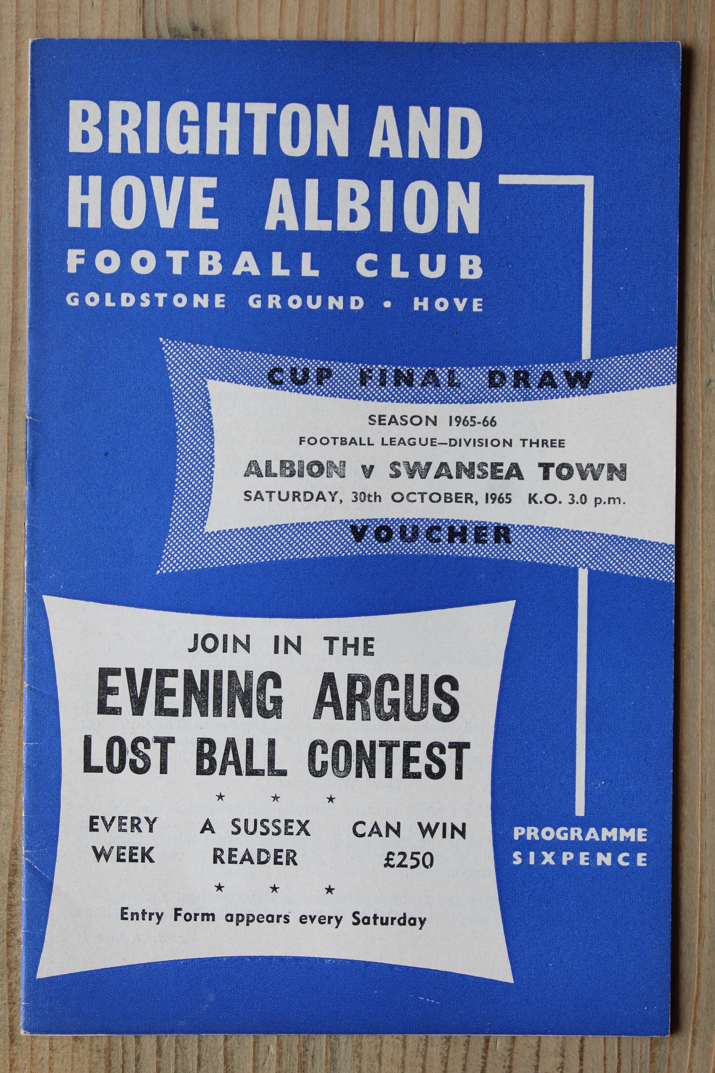 Brighton & Hove Albion FC v Swansea Town