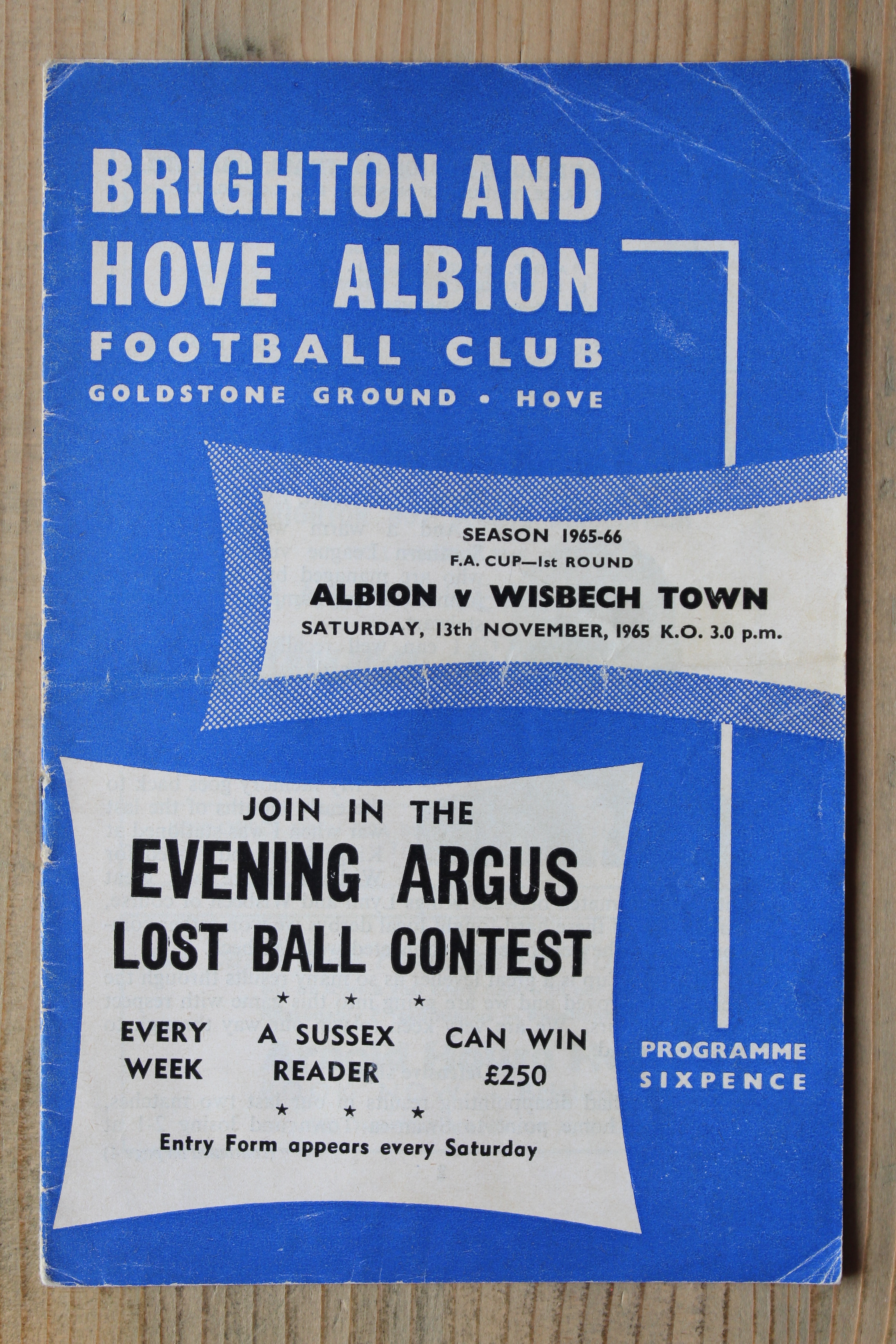 Brighton & Hove Albion FC v Wisbech Town