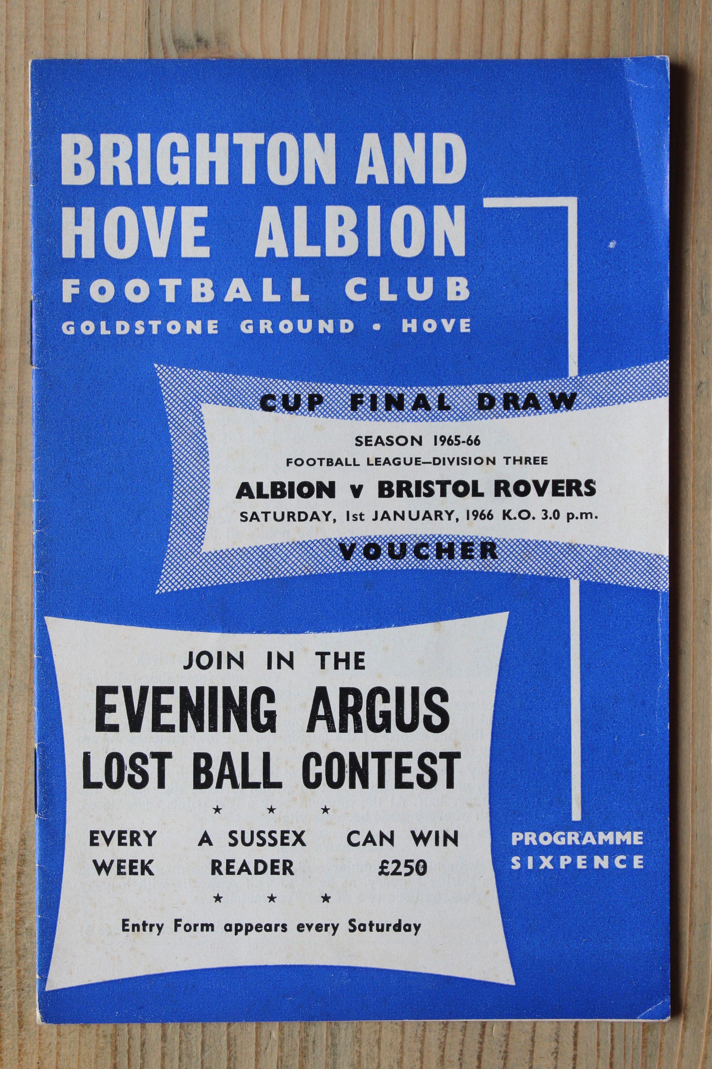 Brighton & Hove Albion FC v Bristol Rovers FC