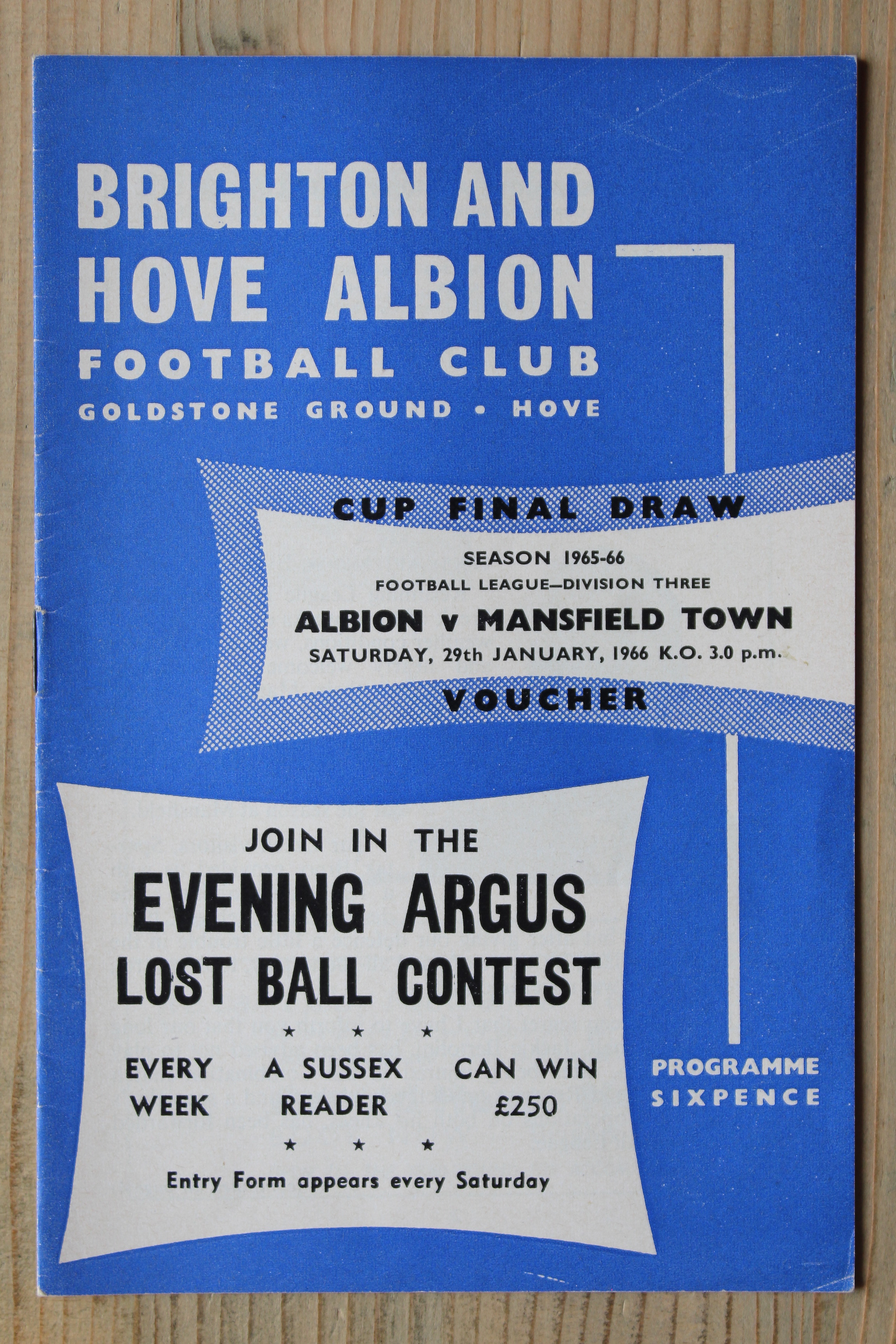 Brighton & Hove Albion FC v Mansfield Town FC
