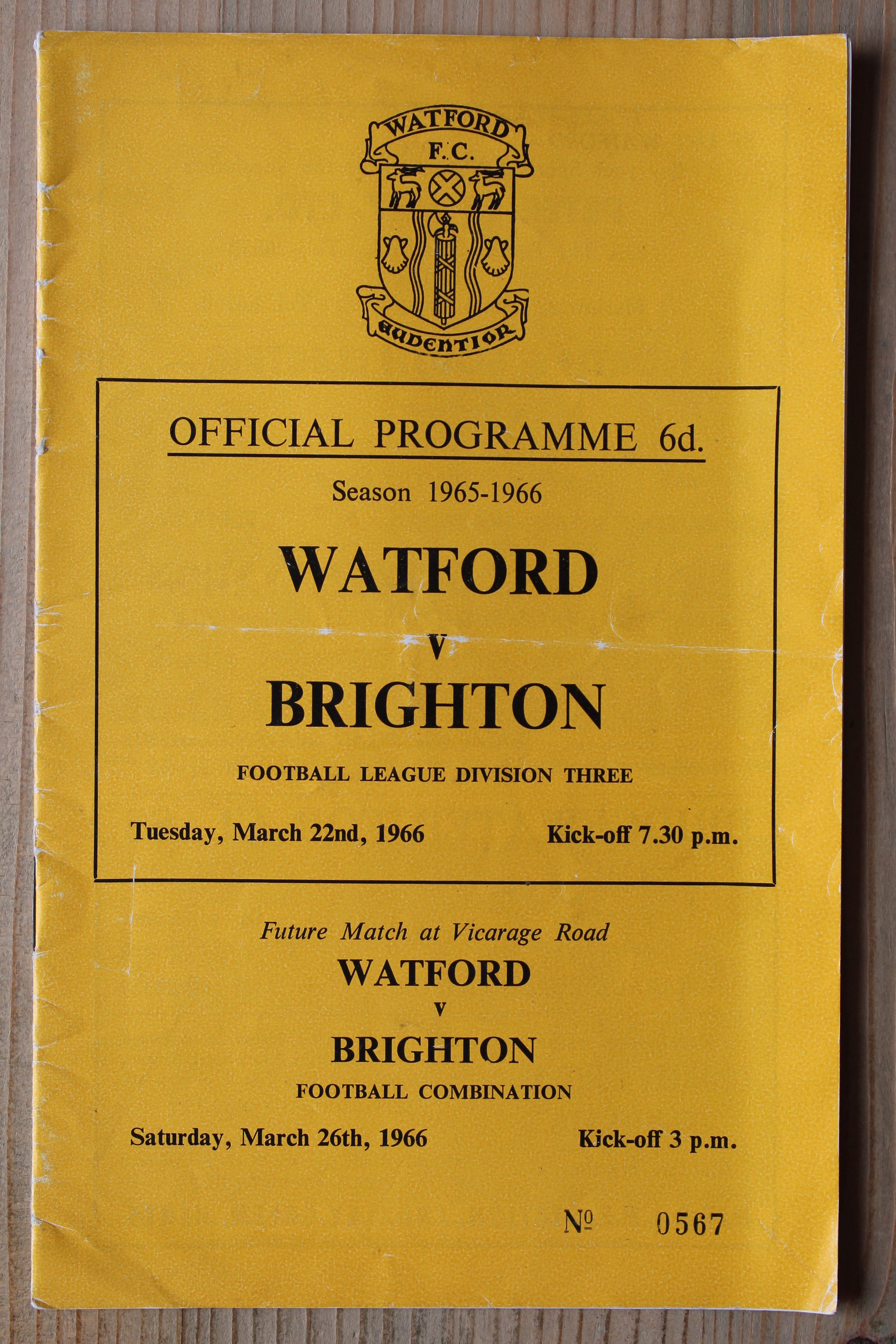 Brighton & Hove Albion FC v Gillingham FC