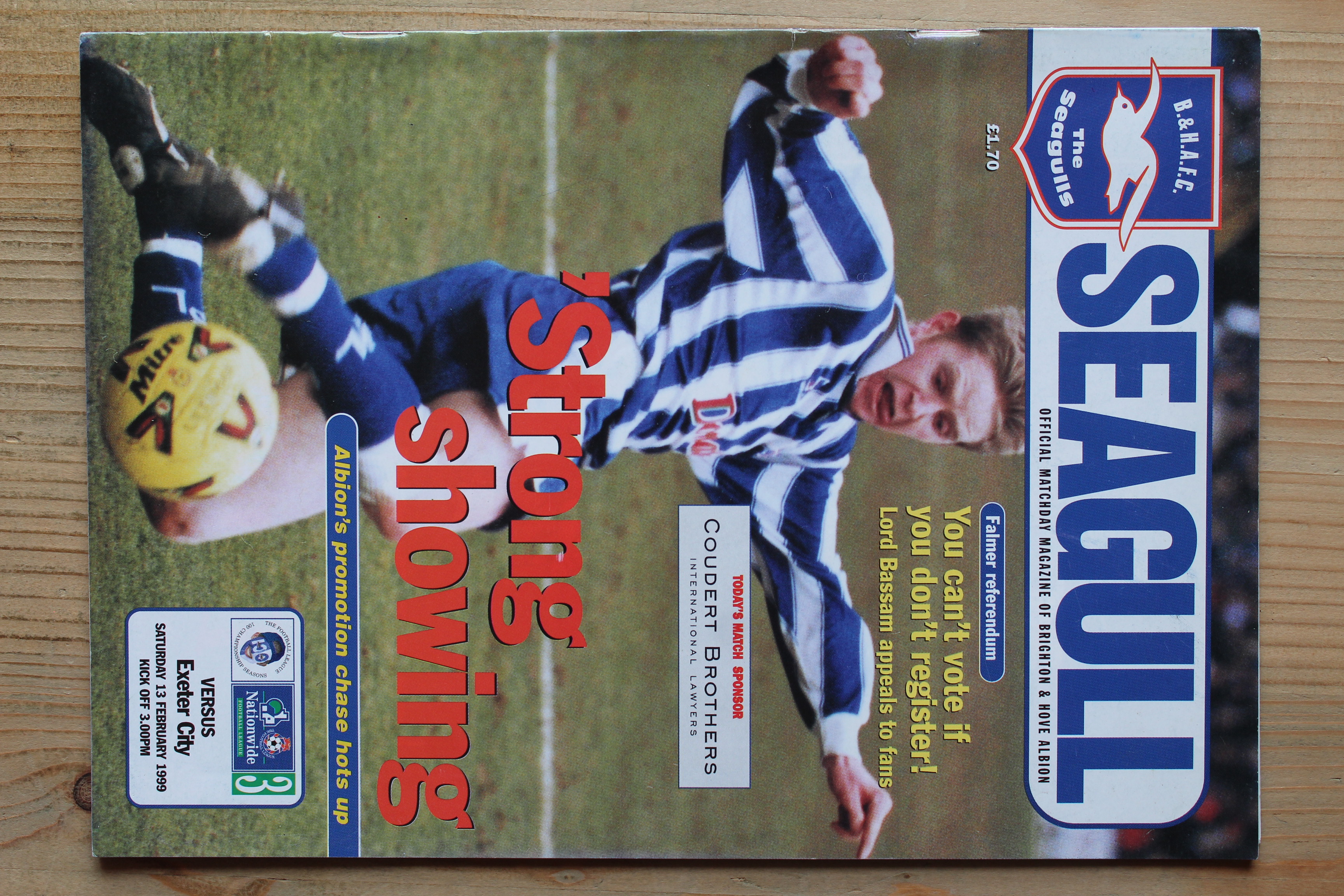 Brighton & Hove Albion FC v Exeter City FC