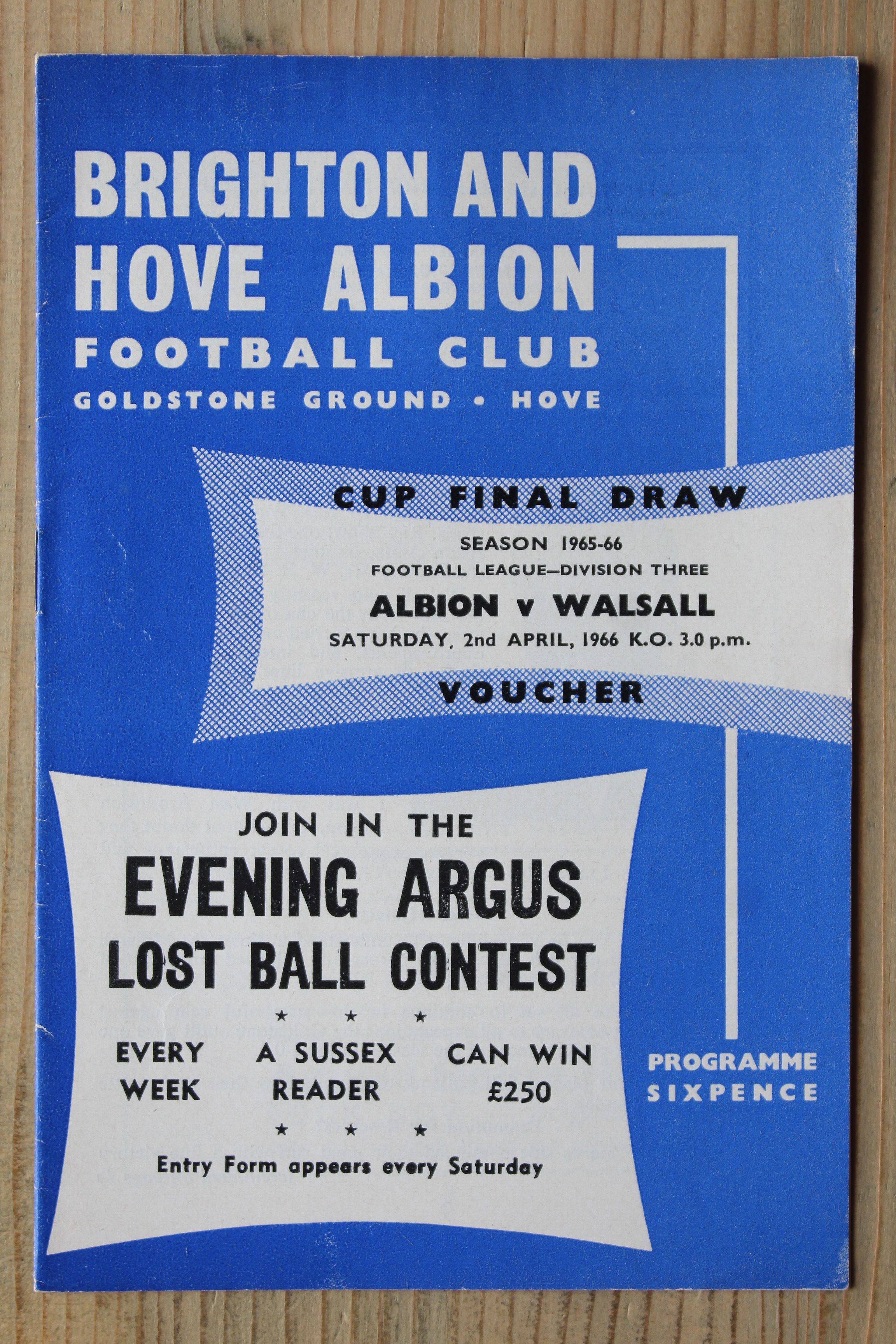 Brighton & Hove Albion FC v Walsall FC